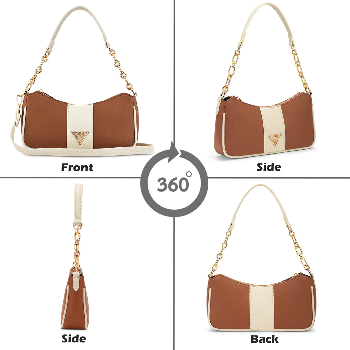 Lavie Signature Kansas Small Dark Tan Womens Hobo