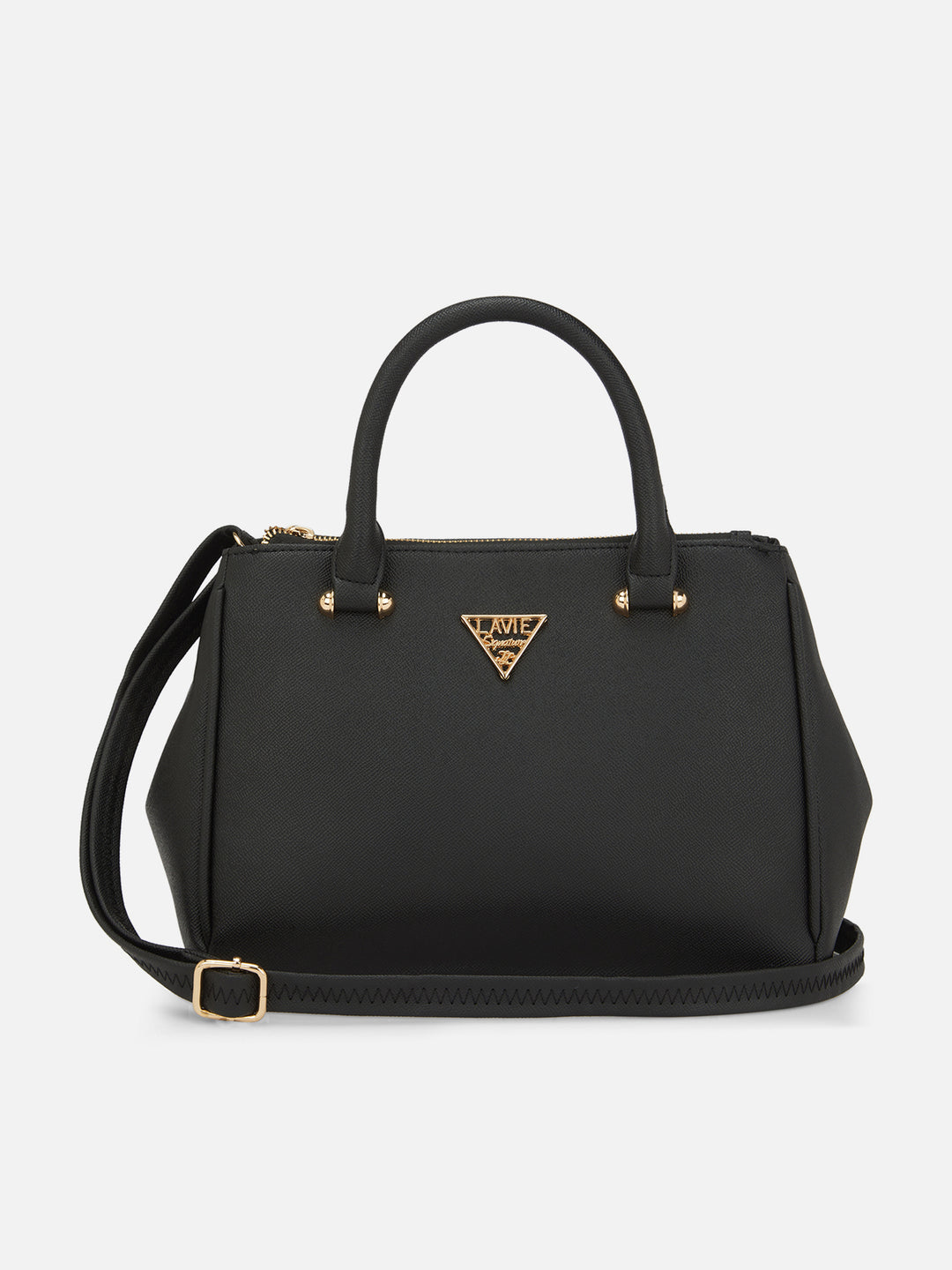 Columbia 3 Compartment Large Black Satchel Bag