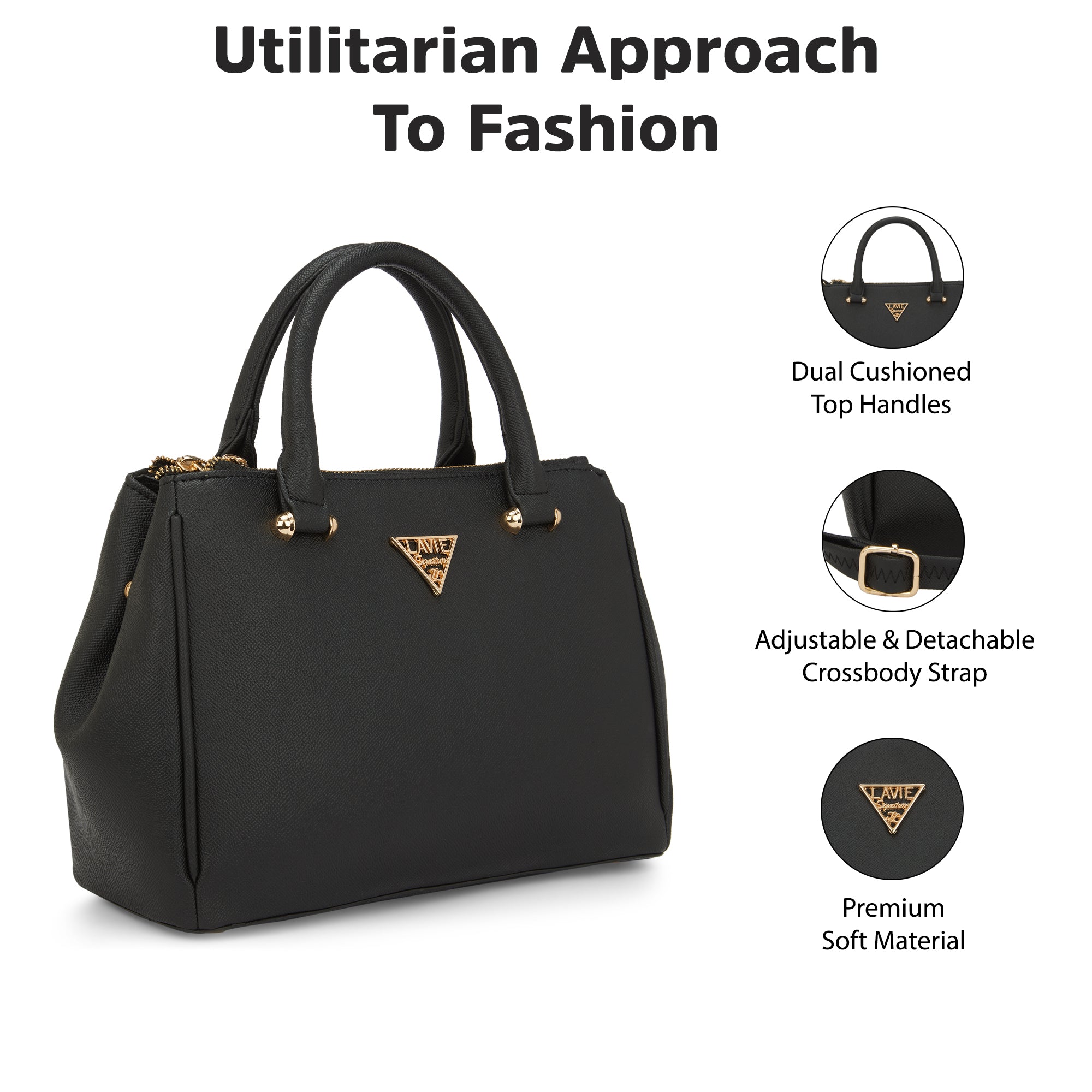 Columbia 3 Compartment Small Satchel Bag