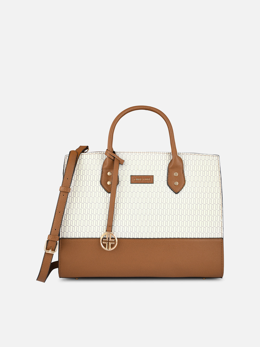 Ellon Large Off White Laptop Handbag