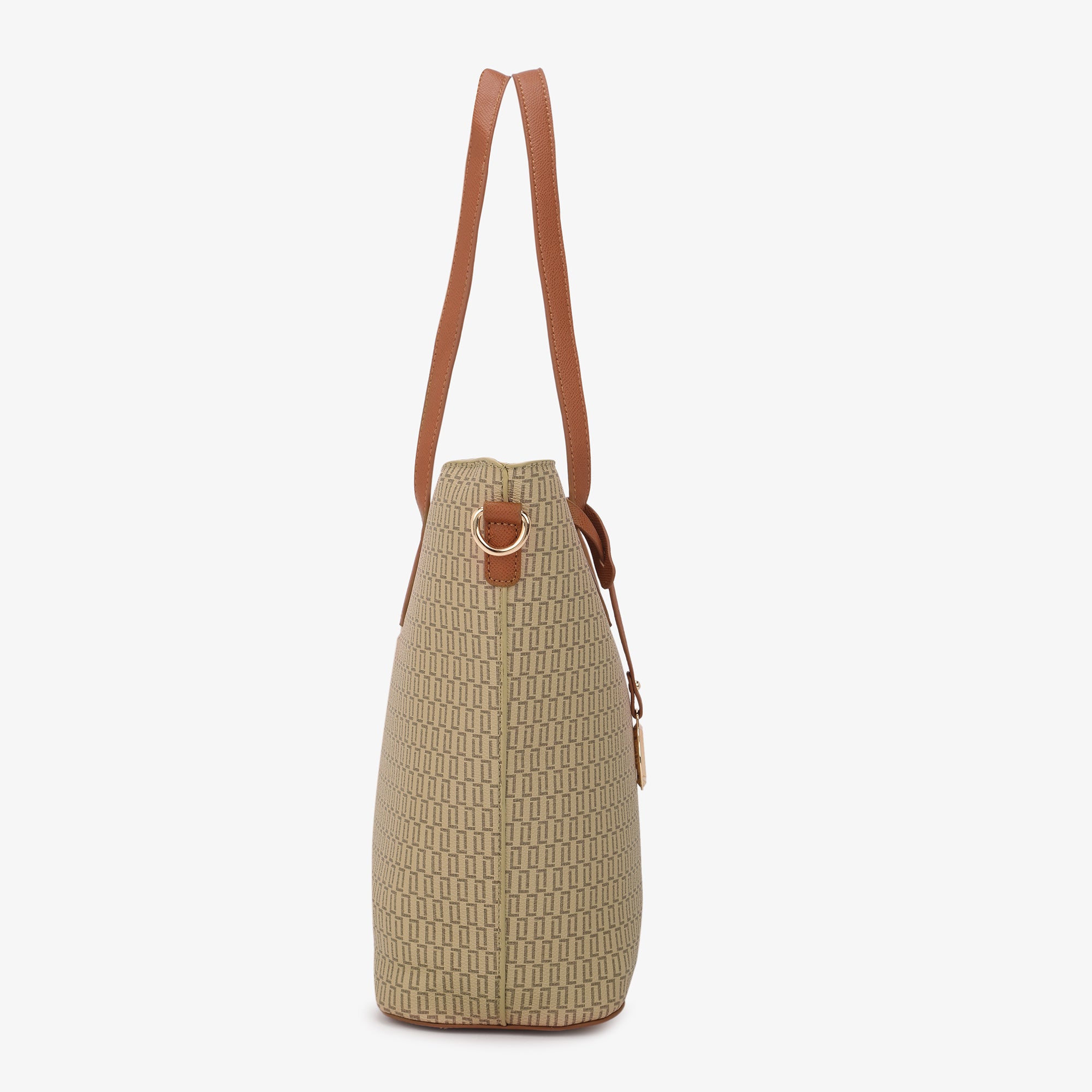 Lavie Luxe Monogram Hailon24 Pro Taupe Large Women's handbag