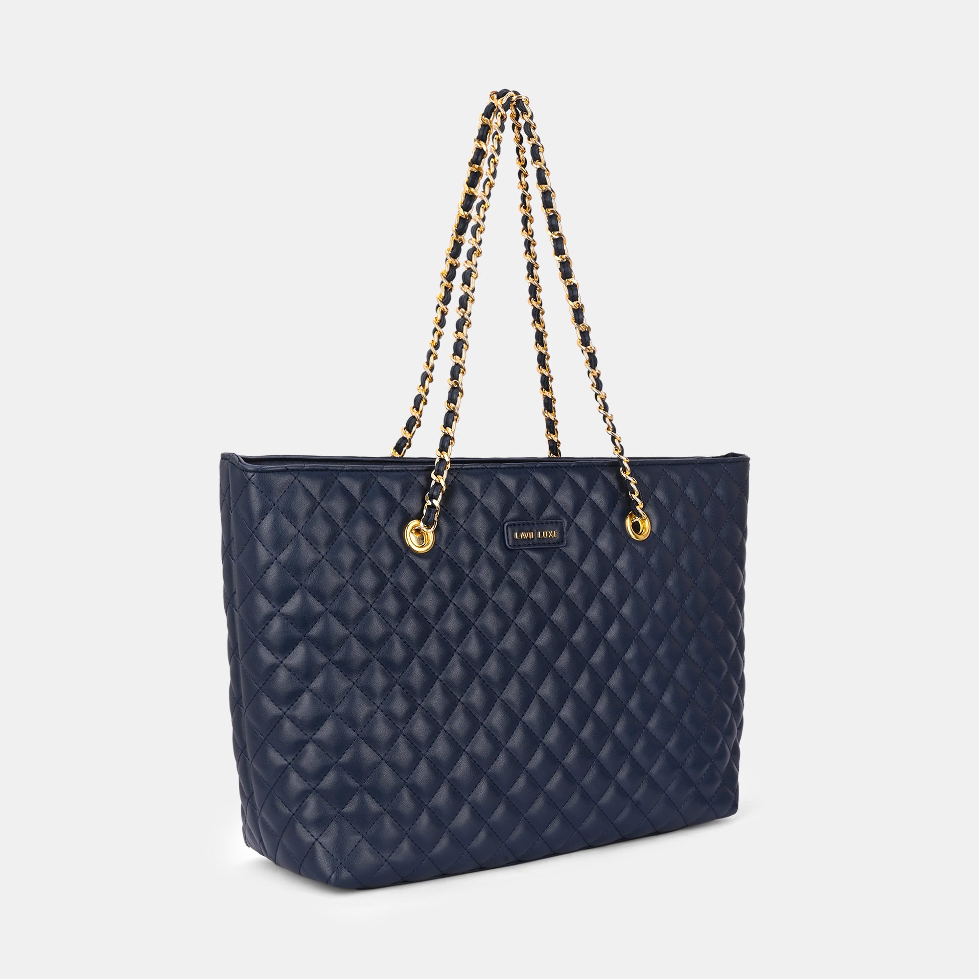 Lavie Luxe Query Navy Large Women's Tote
