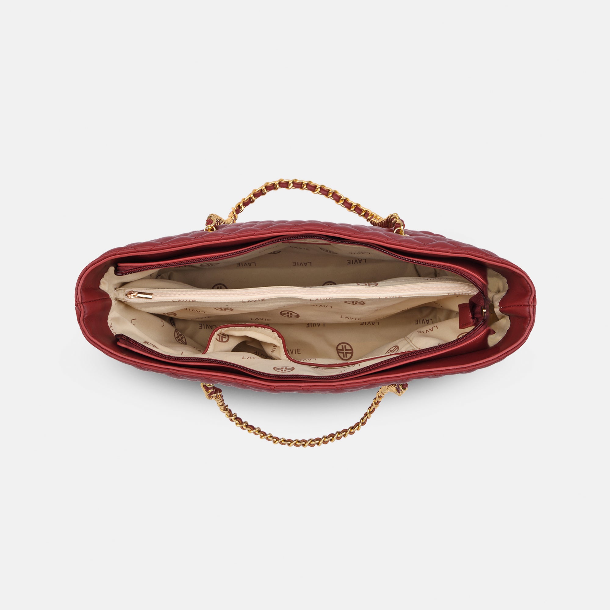 Lavie Luxe Query Wine Large Women's Tote