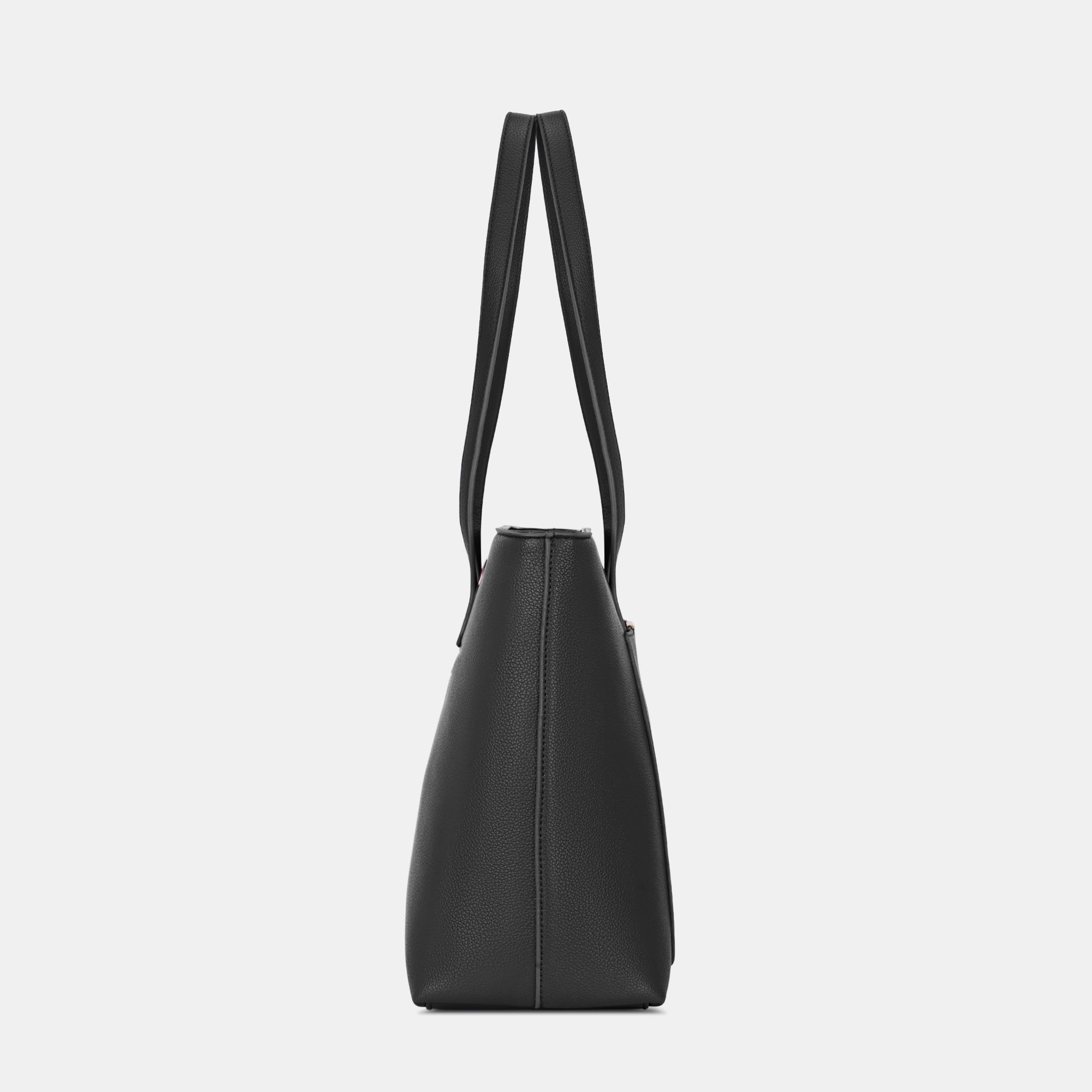 Lavie Luxe Bliss Black Large Women's Tote