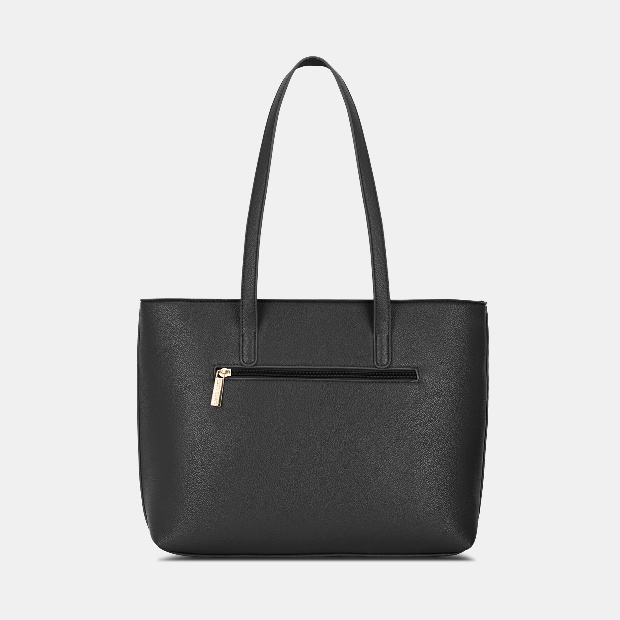 Lavie Luxe Bliss Black Large Women's Tote
