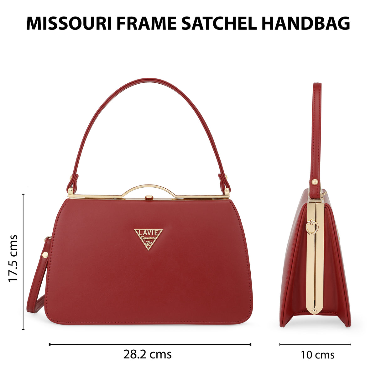 Lavie Signature Missouri Maroon Large Women's Frame Bag
