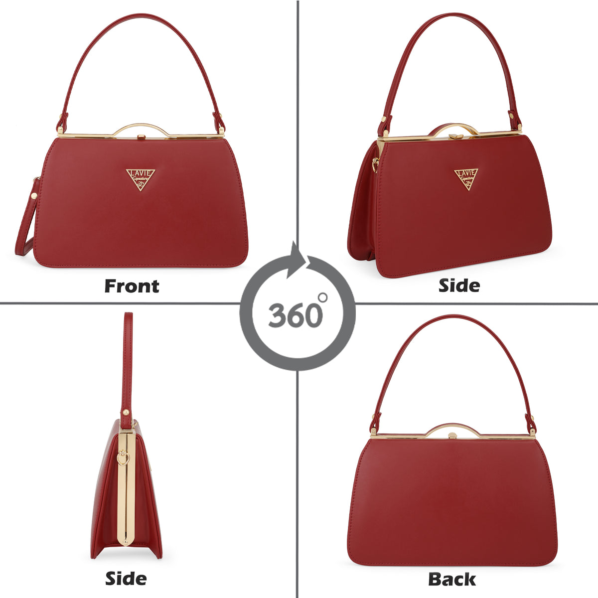 Lavie Signature Missouri Maroon Large Women's Frame Bag