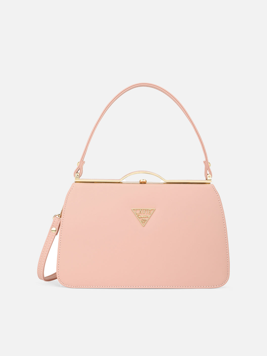 Missouri Frame Large Pink Satchel Bag