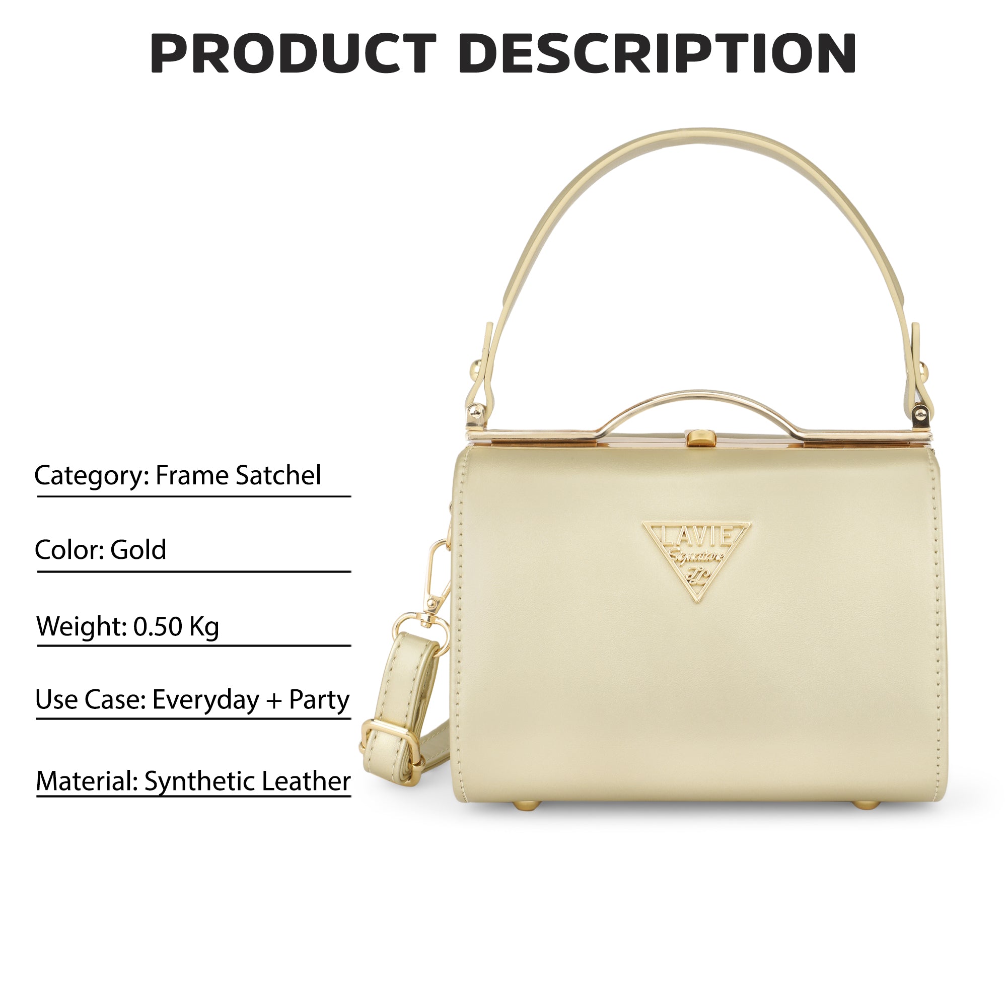 Lavie Signature Colorado Gold Small Women's Frame Bag