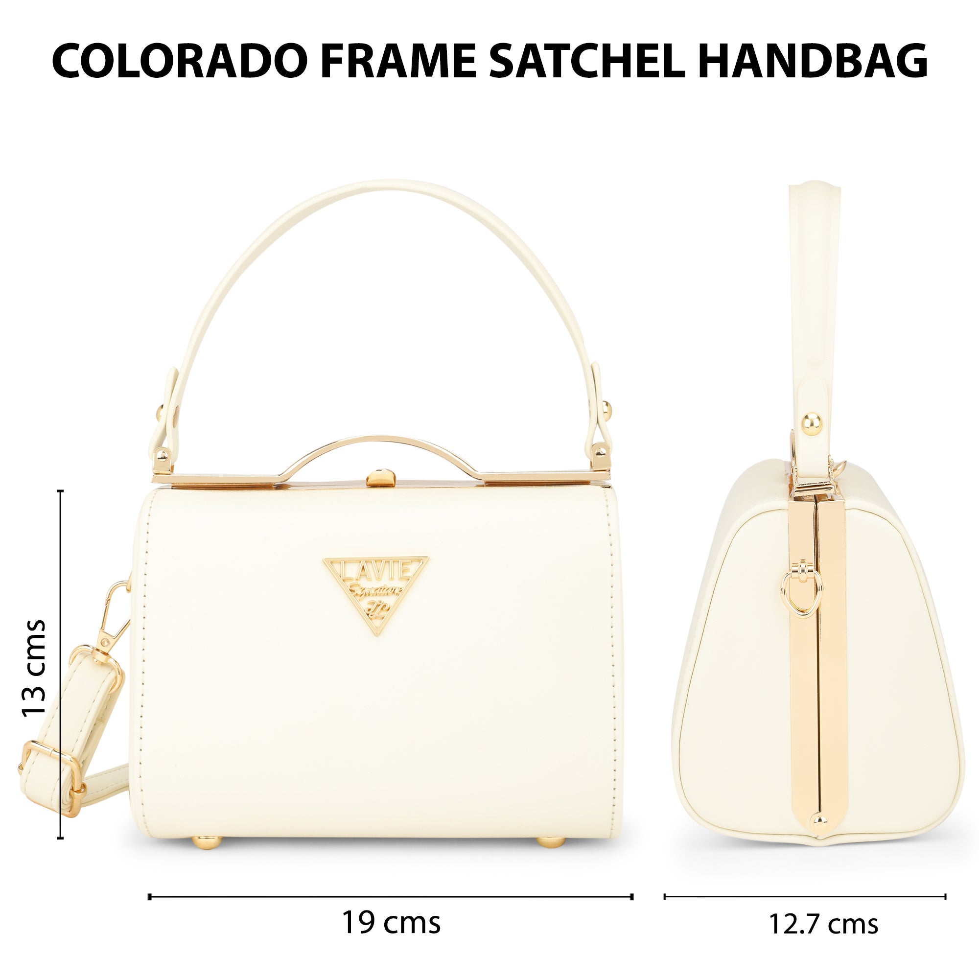 Lavie Signature Colorado Off White Small Women's Frame Bag