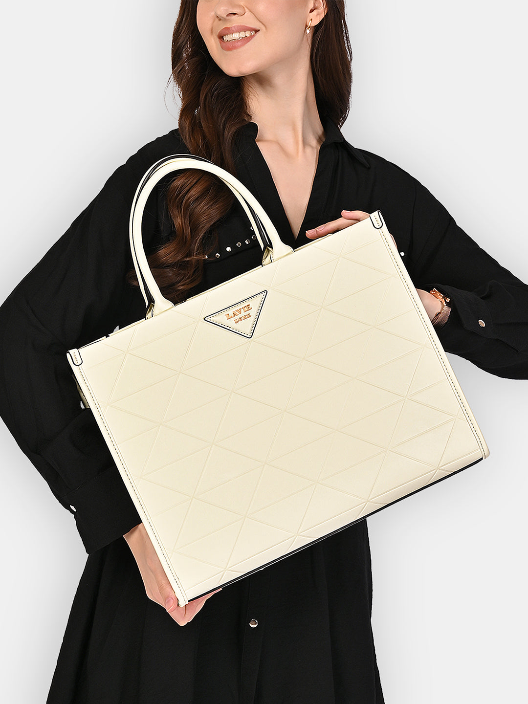 Mona25 Extra Large Box Satchel Bag
