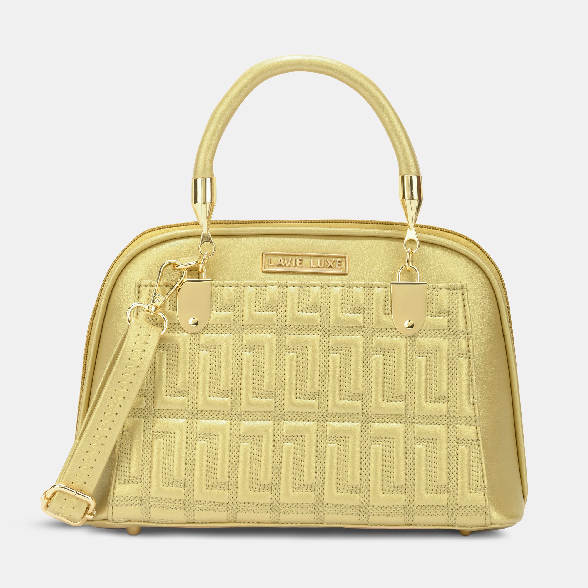 Plumas Dome Small Satchel Bag Handbag