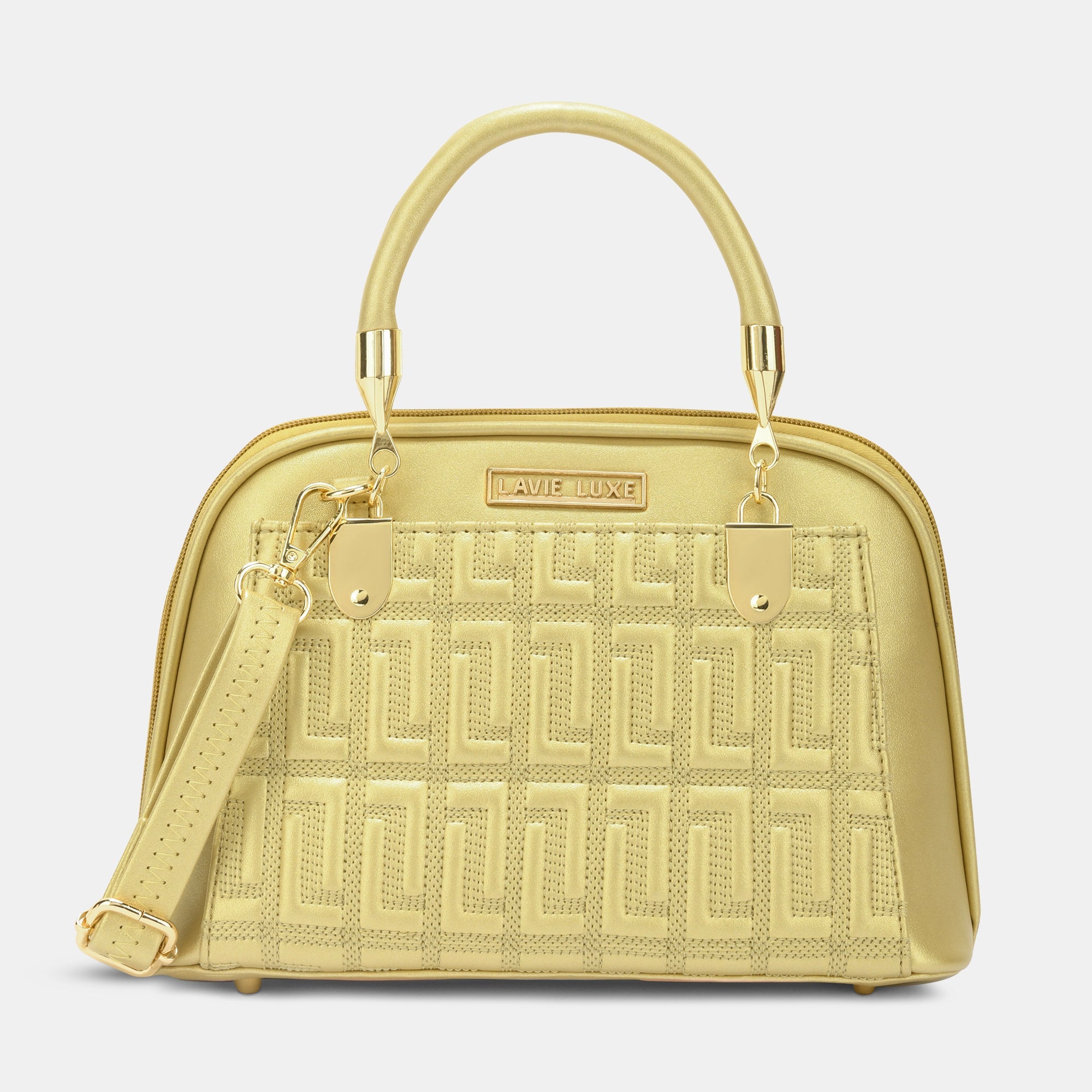 Plumas Dome Small Satchel Bag Handbag