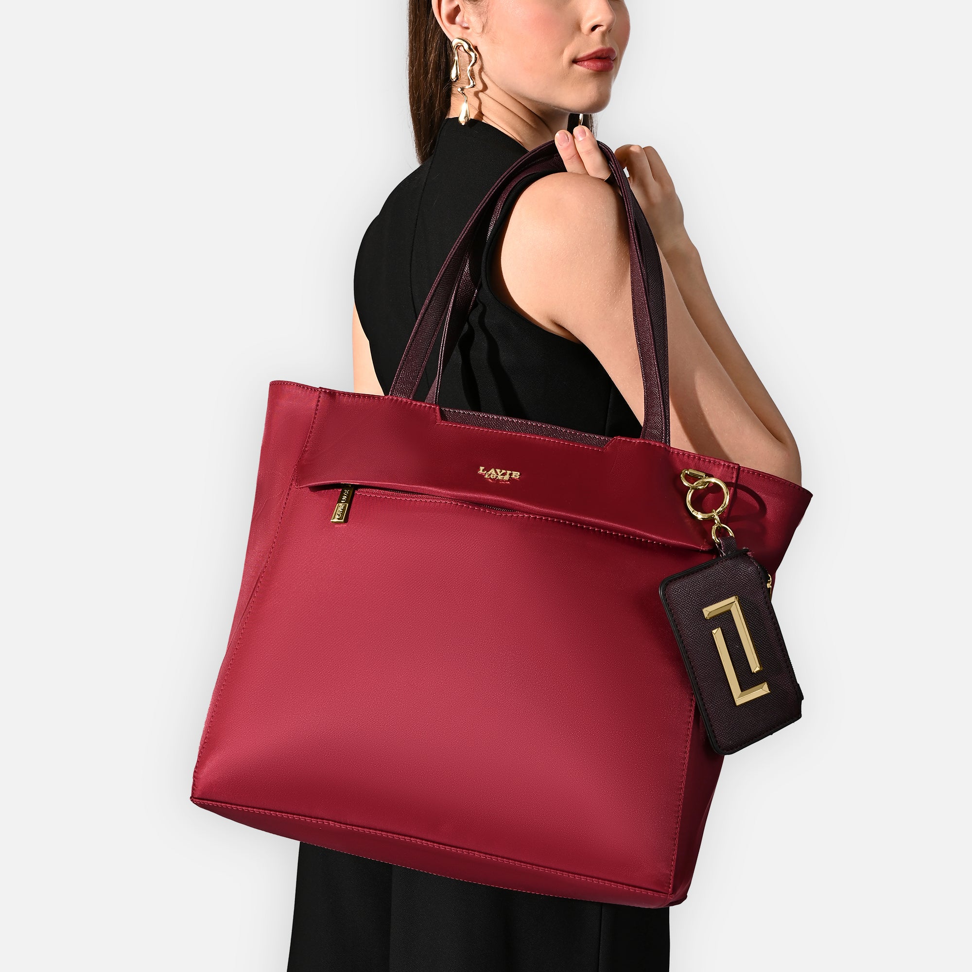 Zumi Large Tote Bag Maroon