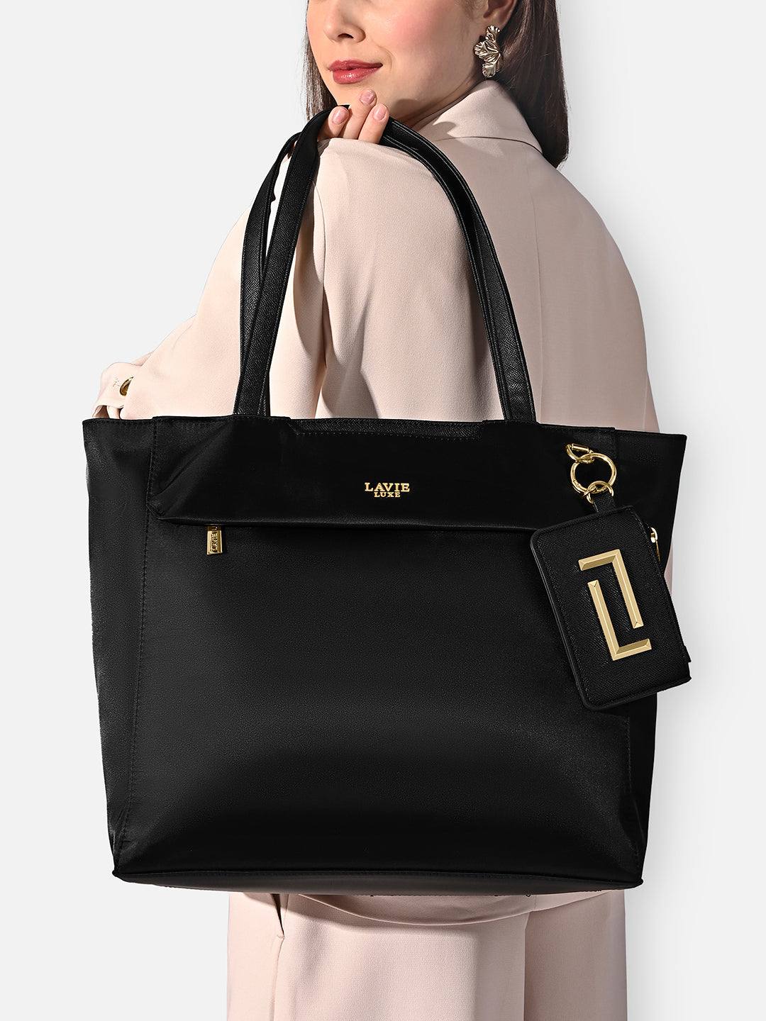 Zumi Large Tote Bag Black