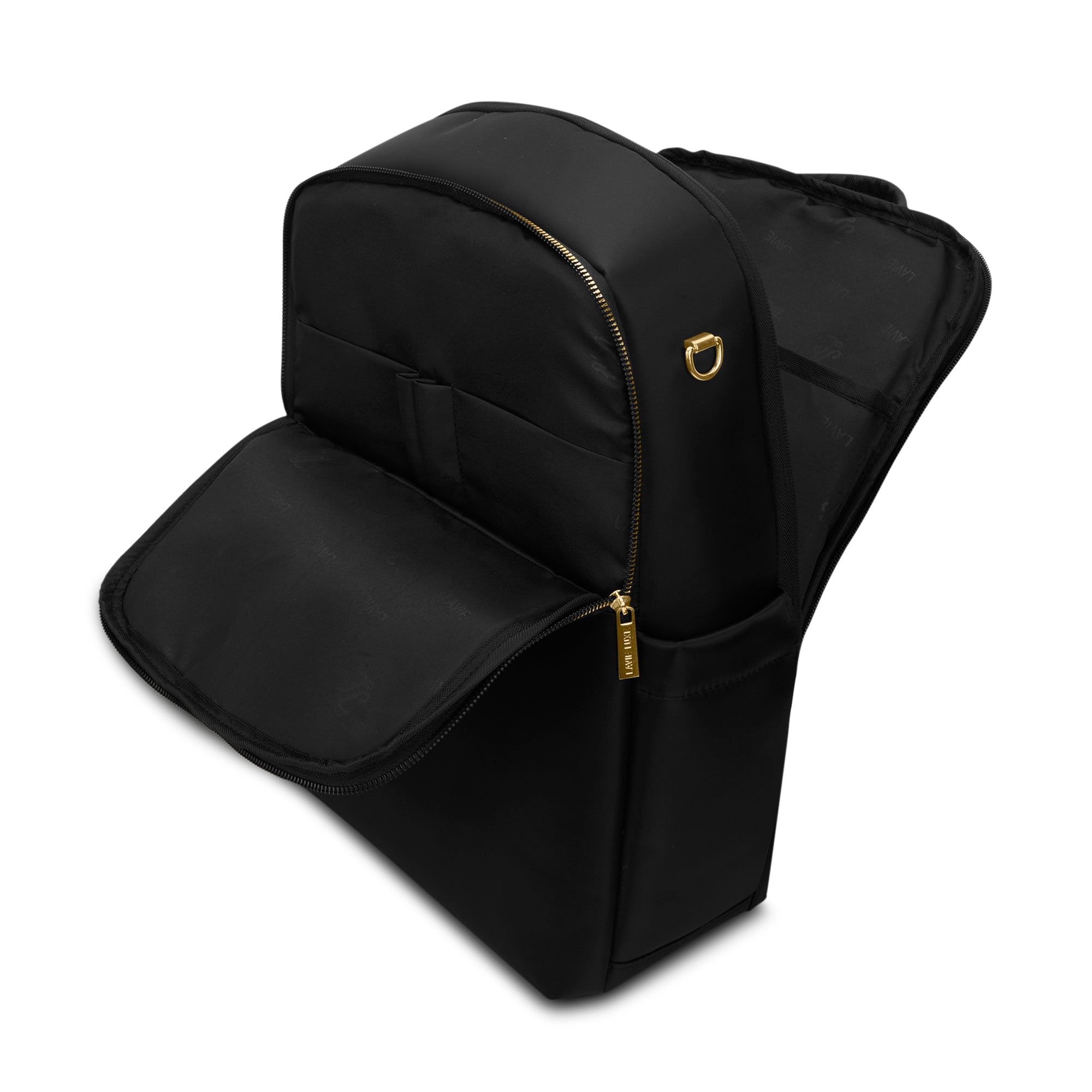 Zenia Laptop Backpack Black