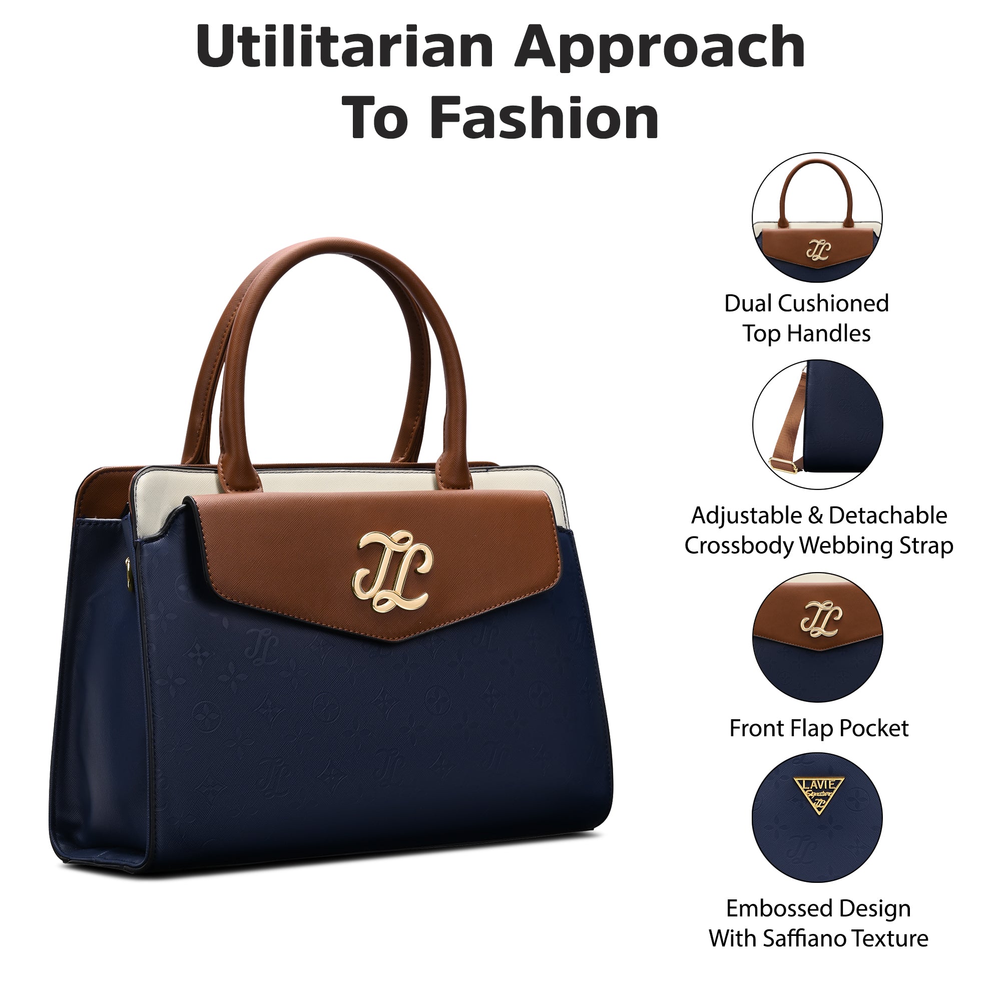 Washington Colourblock Medium Satchel Bag