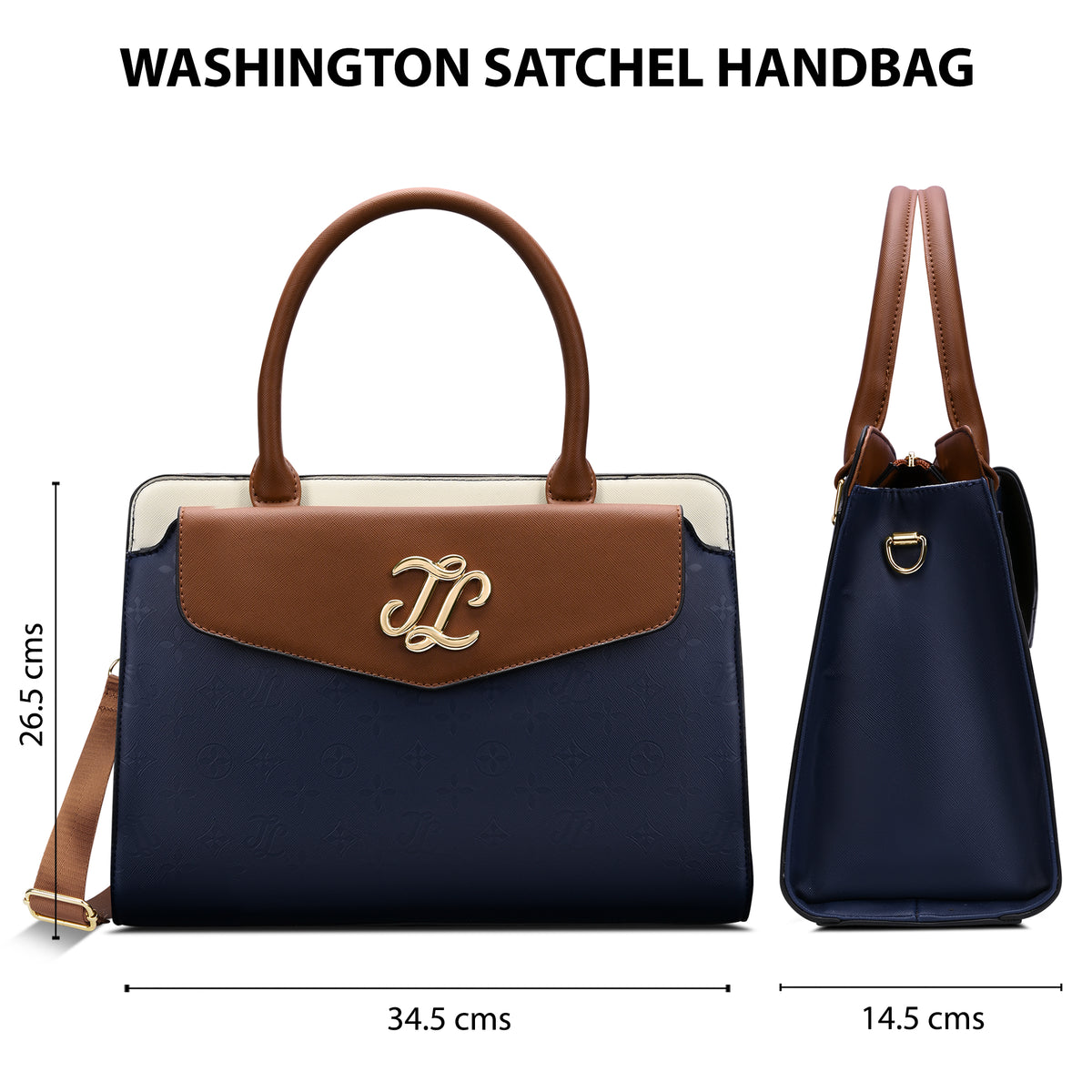 Washington Colourblock Medium Satchel Bag