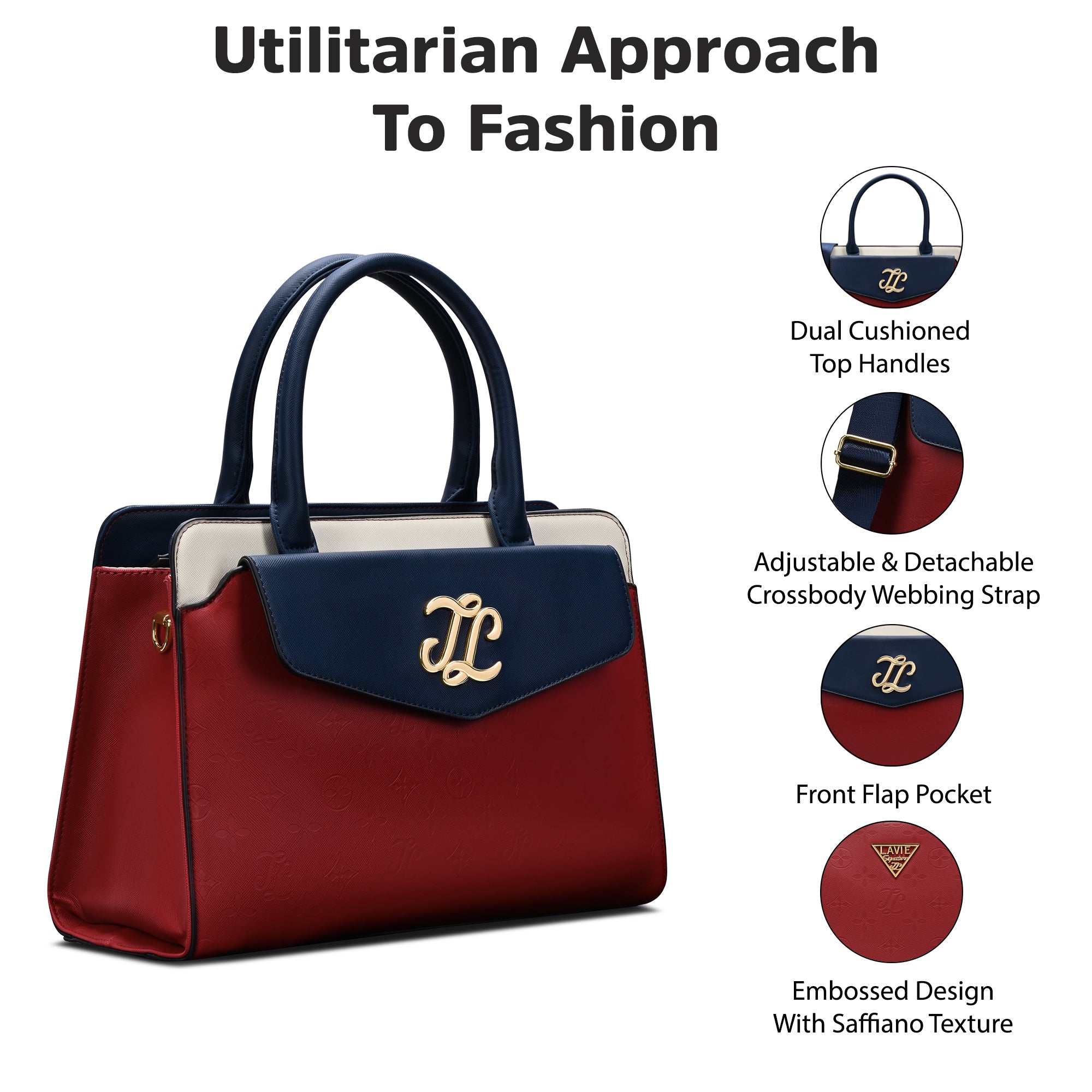 Washington Colourblock Medium Satchel Bag