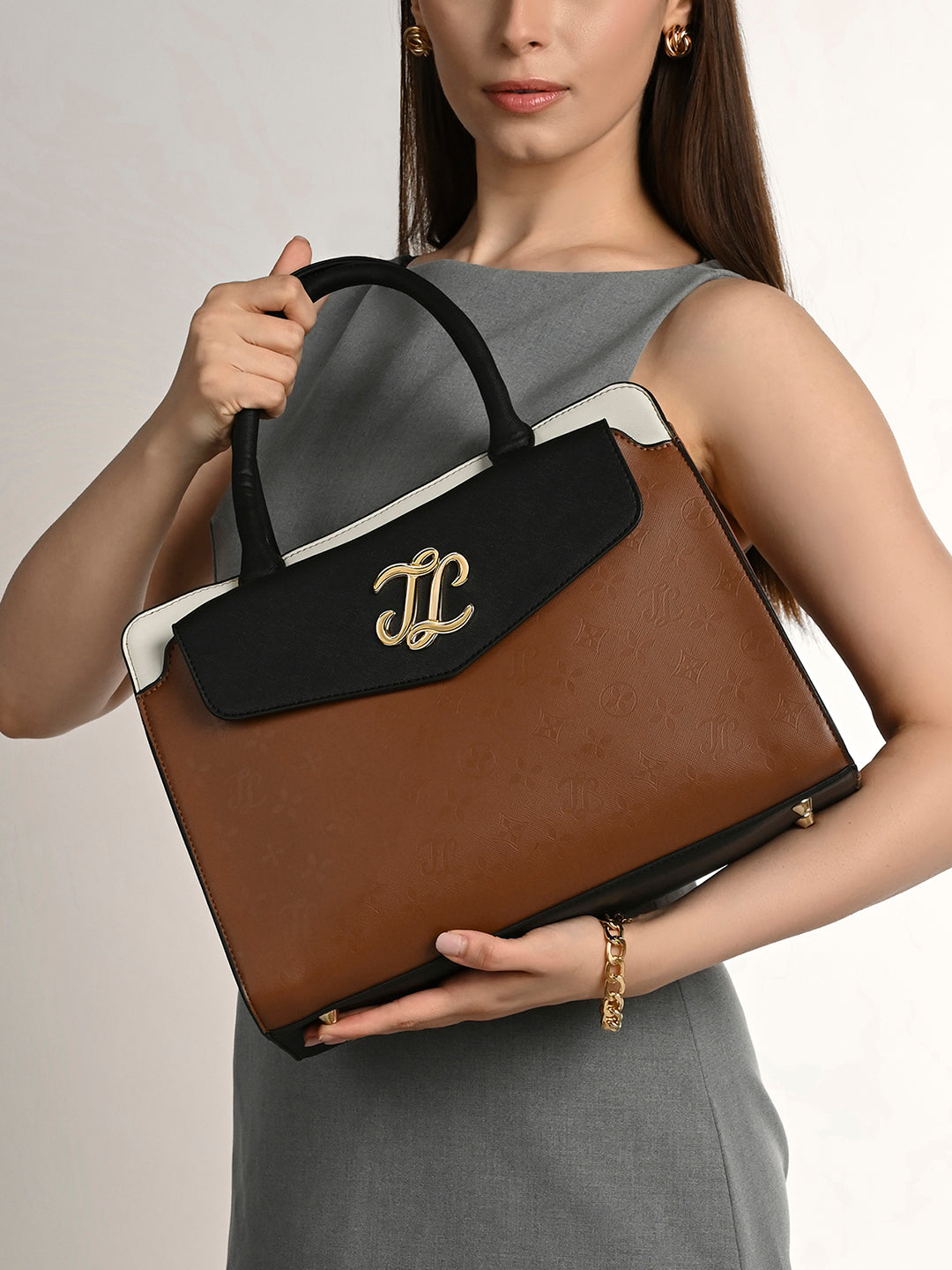 Washington Colourblock Medium Satchel Bag