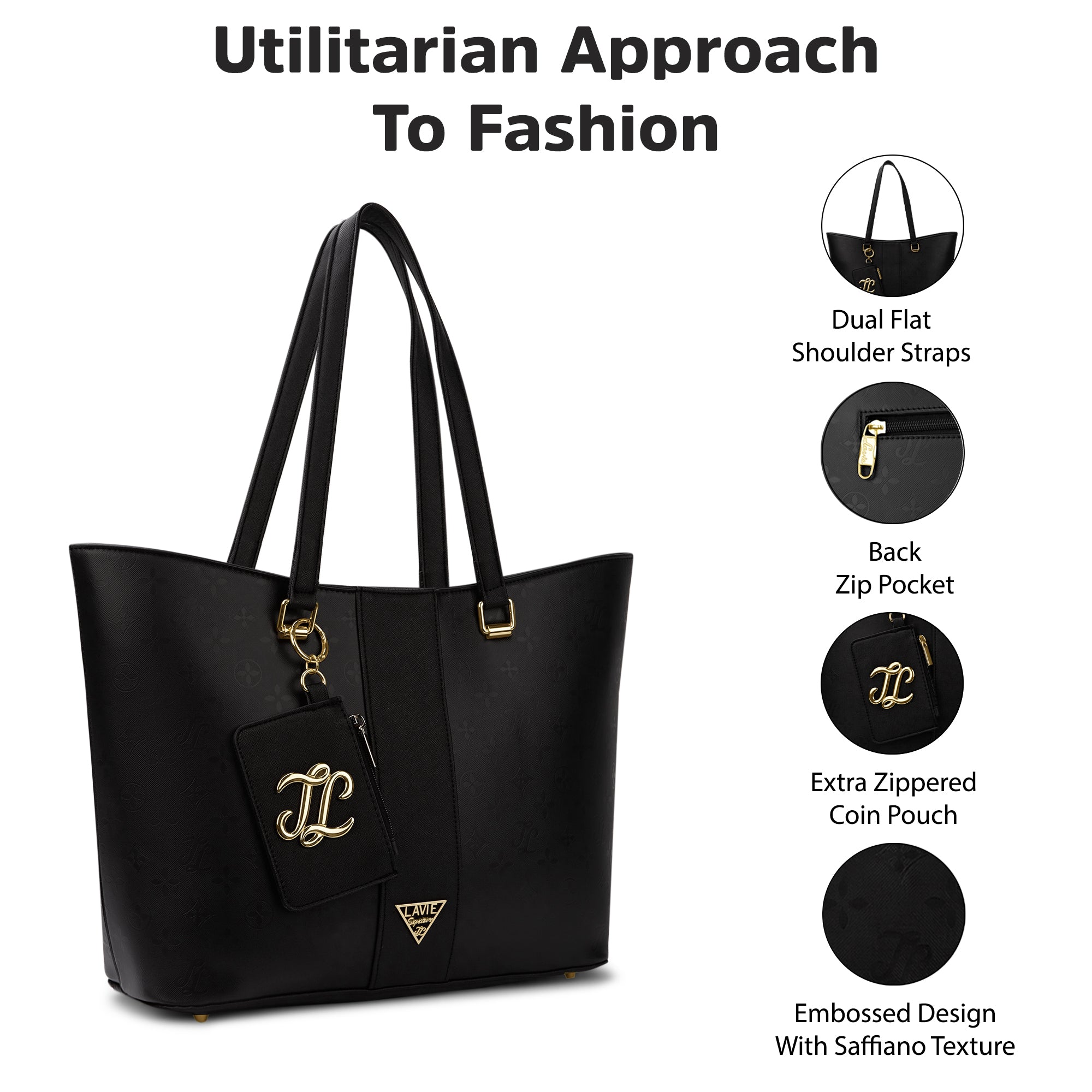 Edison Colourblock Large Tote Bag Bag