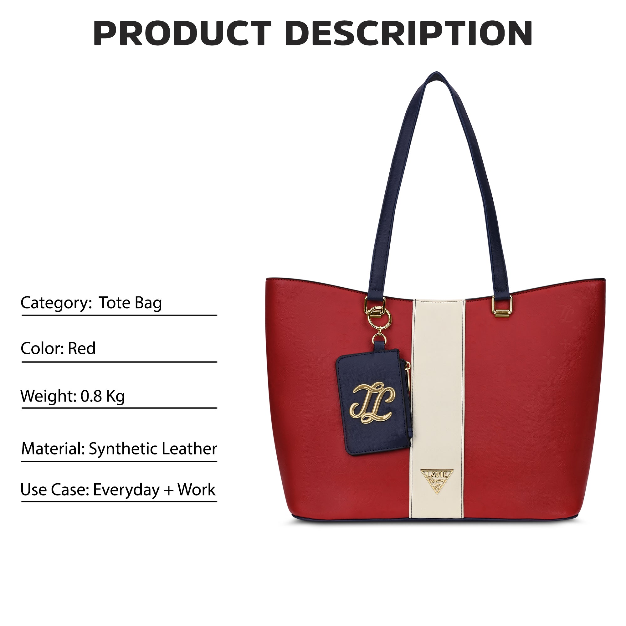 Edison Colourblock Large Tote Bag Bag