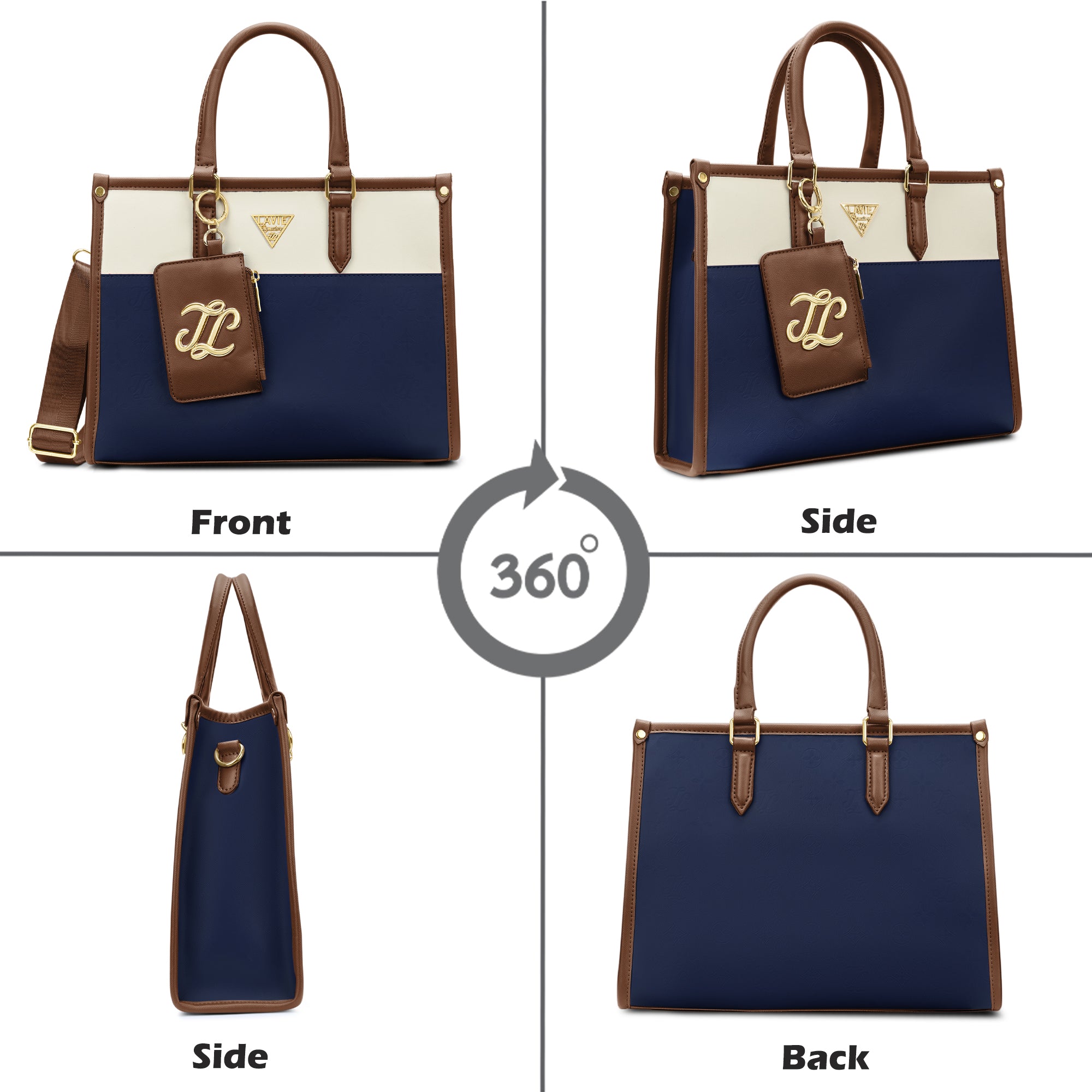 Ithaca Colourblock Medium Tote Bag