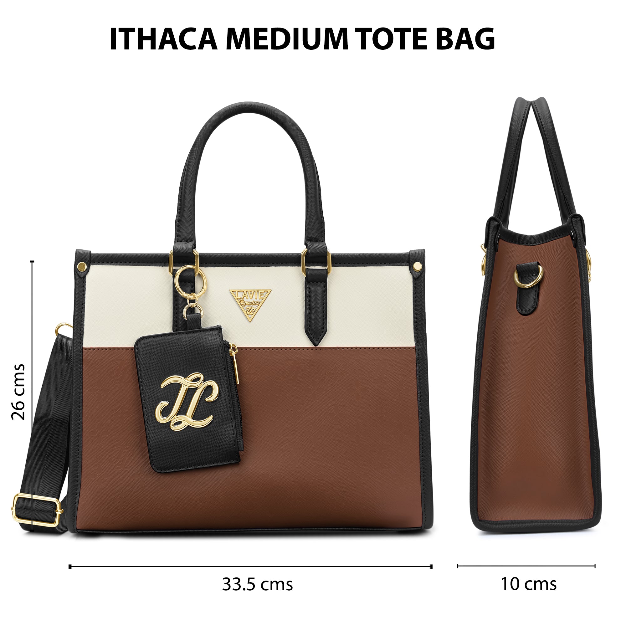 Ithaca Colourblock Medium Tote Bag