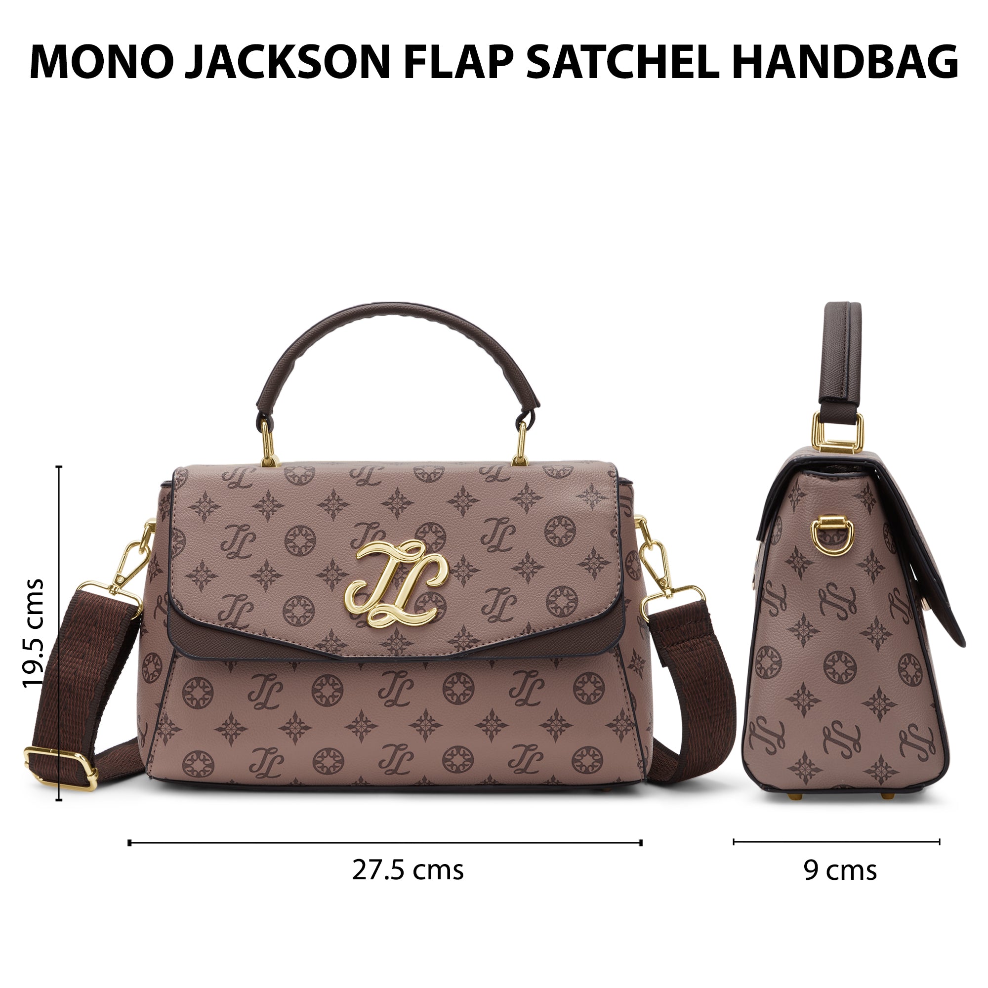 Mono Jackson Flap Large Satchel Bag