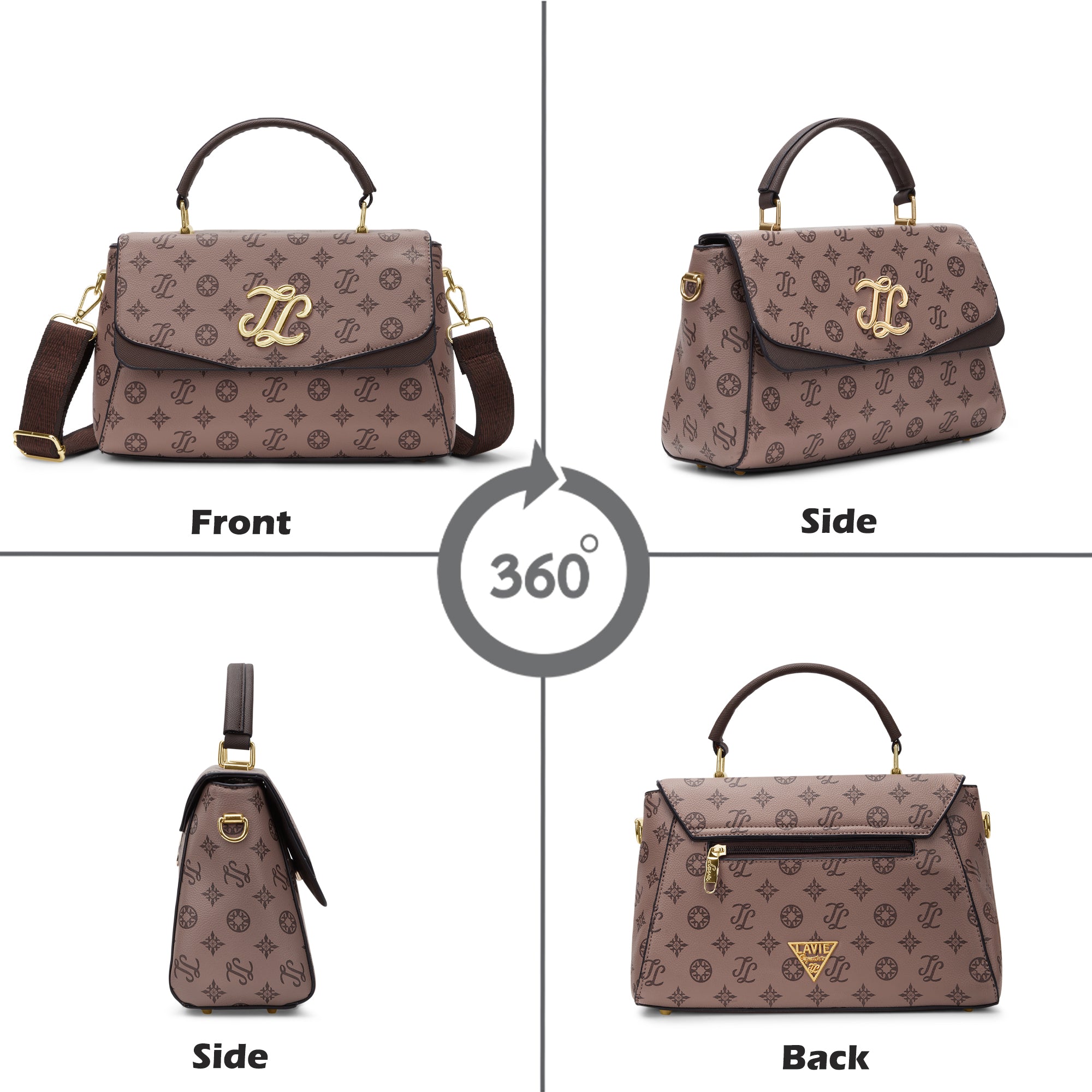 Mono Jackson Flap Large Satchel Bag
