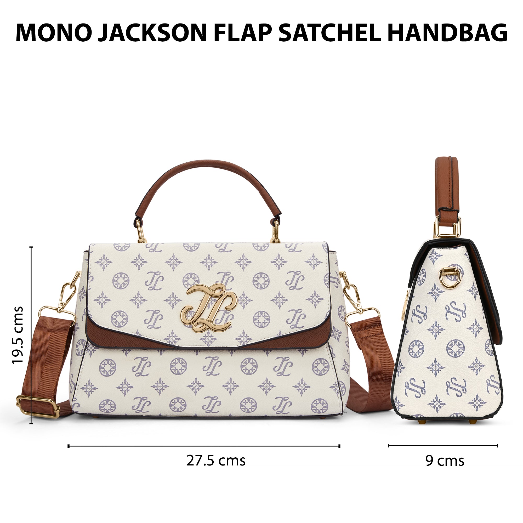 Mono Jackson Flap Large Satchel Bag
