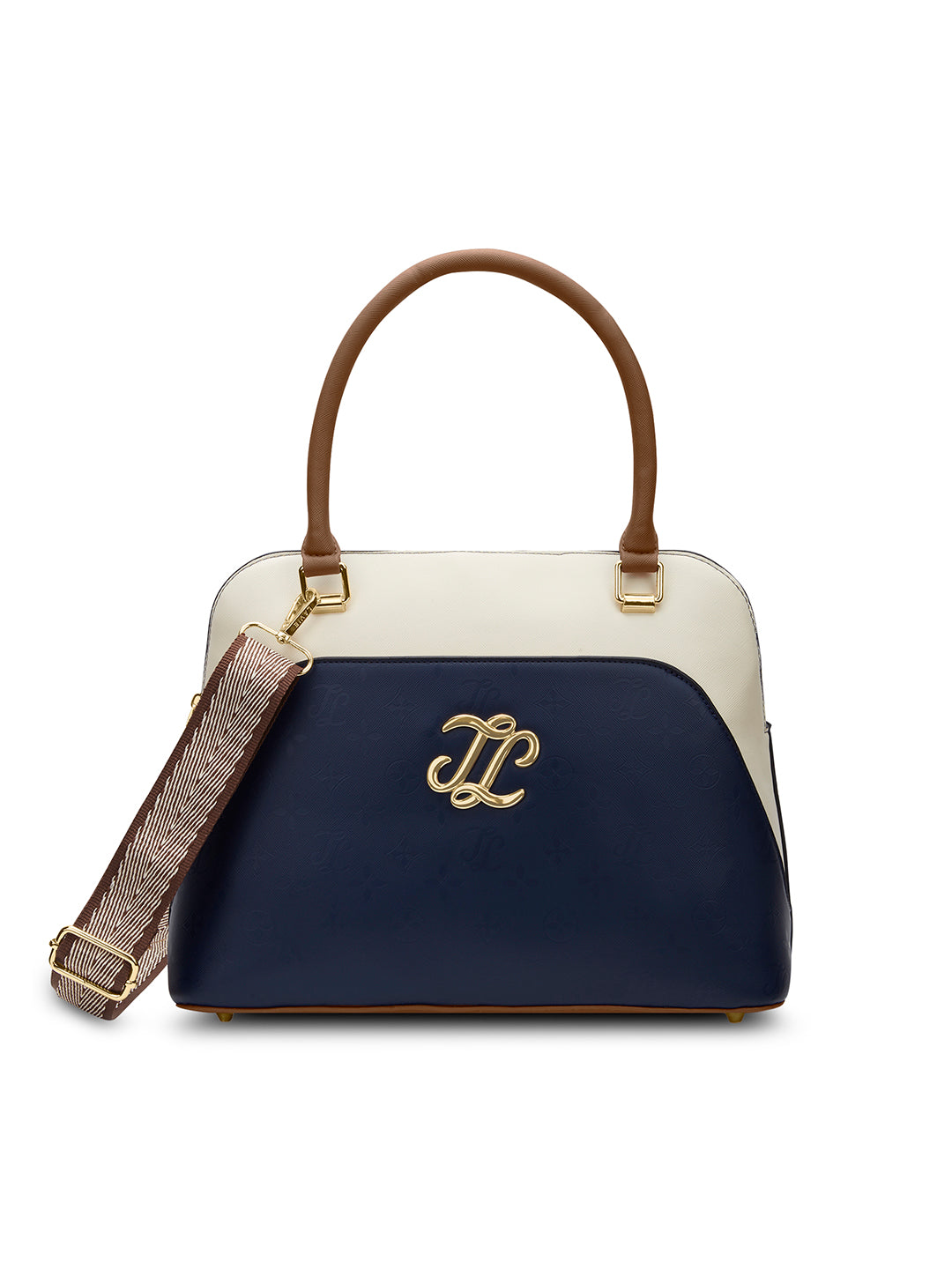 Aiken Colourblock Dome Medium Satchel Bag