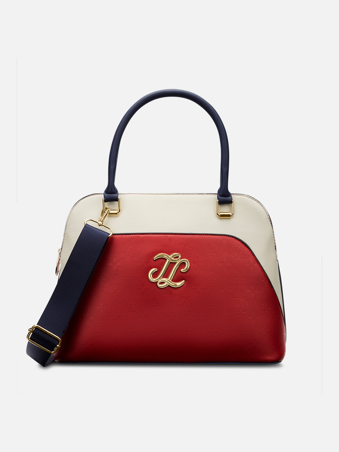 Aiken Colourblock Dome Medium Satchel Bag