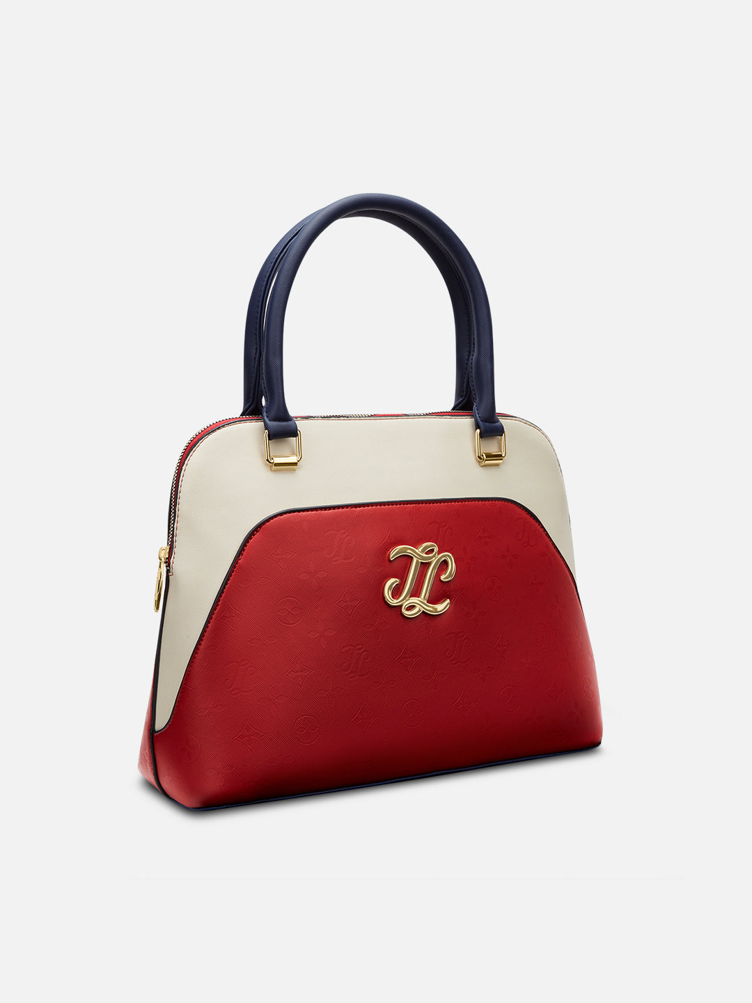 Aiken Colourblock Dome Medium Satchel Bag