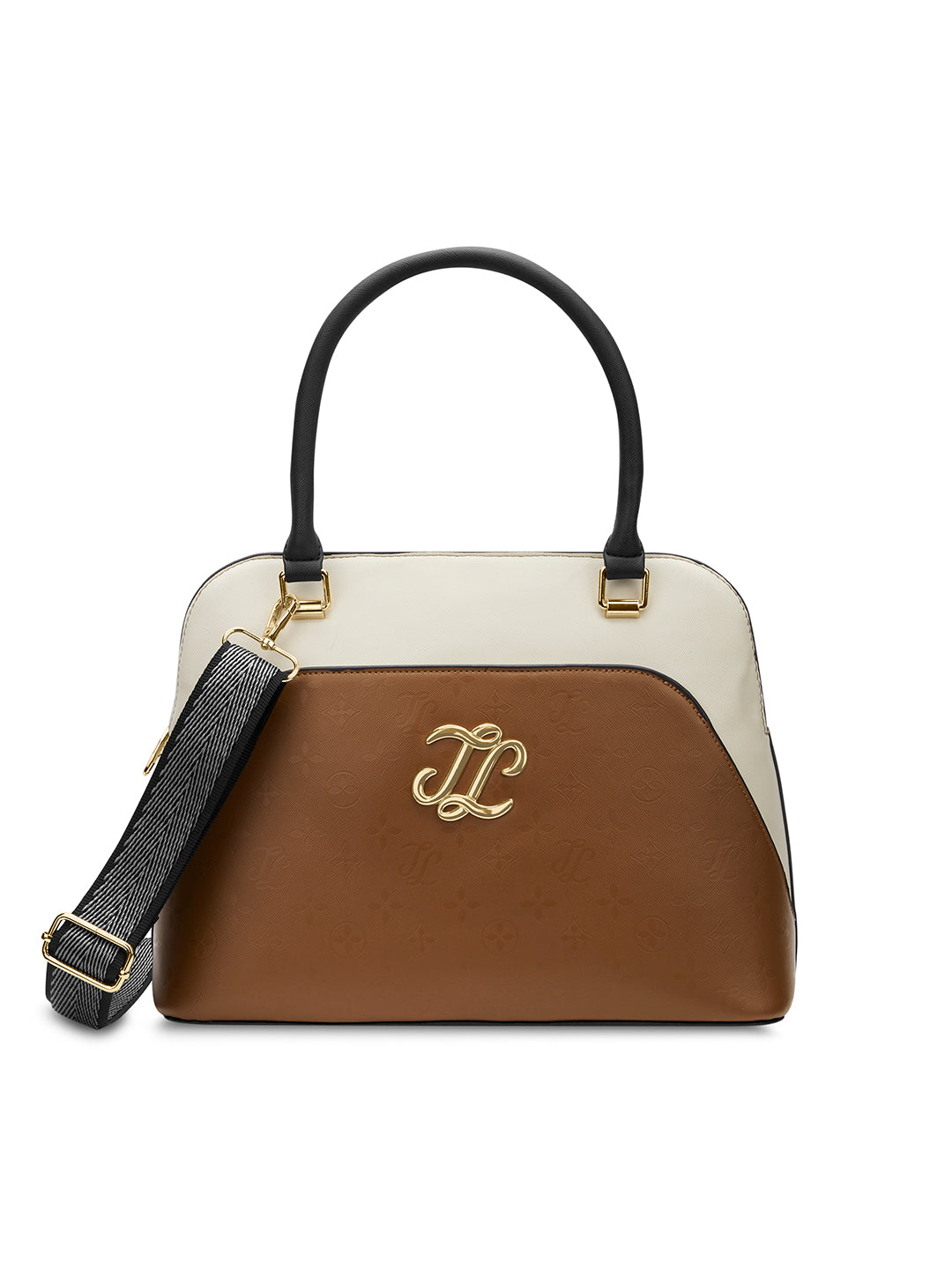 Aiken Colourblock Dome Medium Satchel Bag