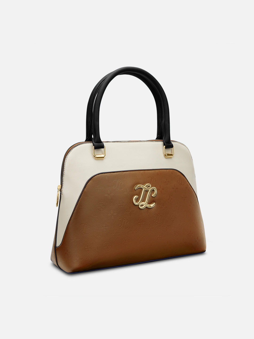 Aiken Colourblock Dome Medium Satchel Bag