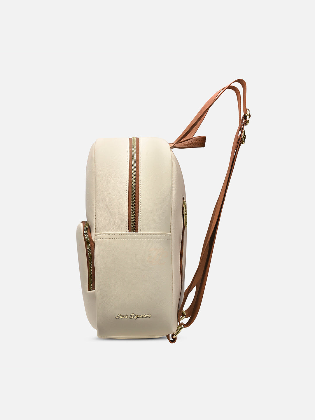Colourblock Conway Medium Backpack Off White