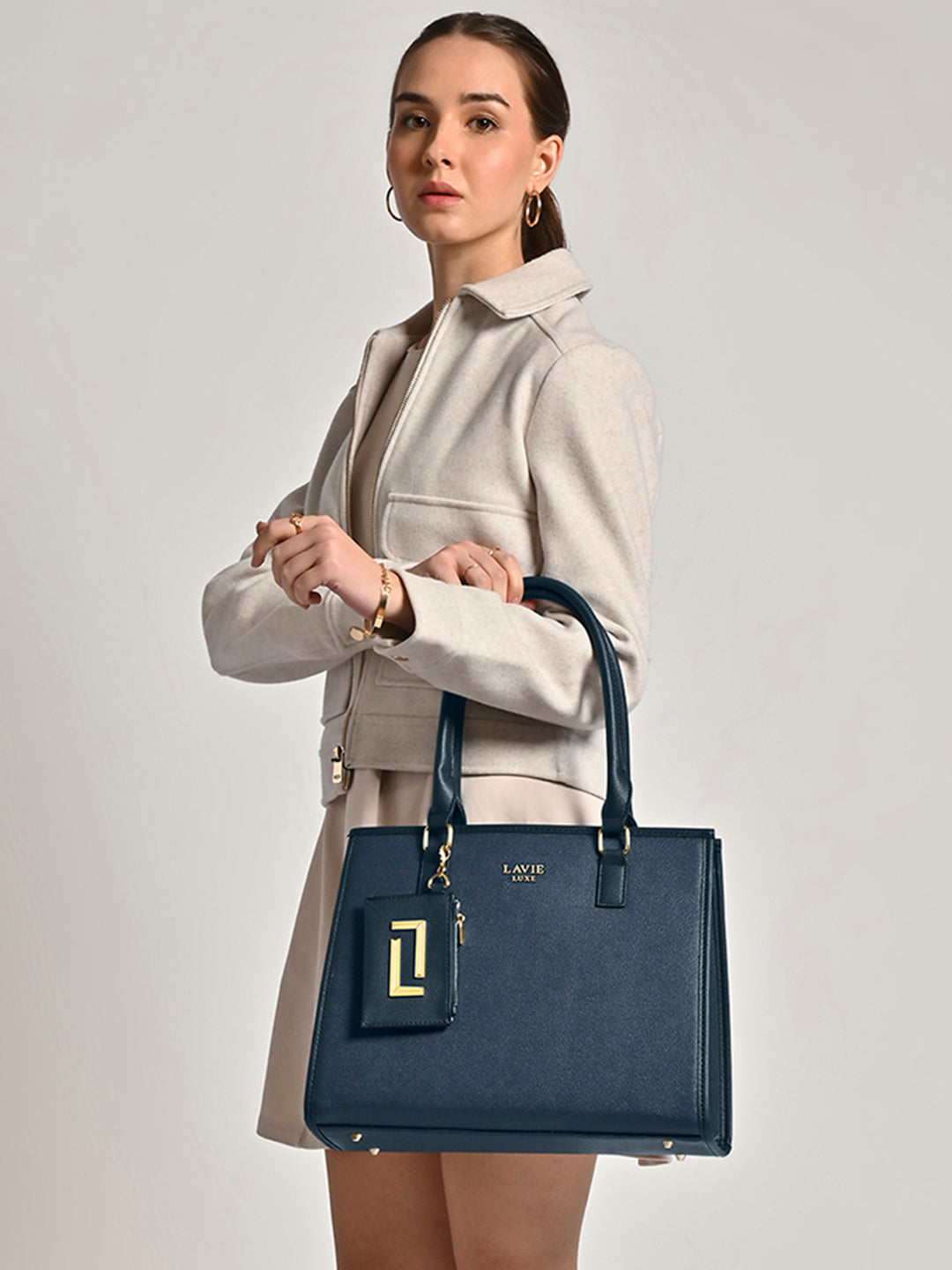 Duo Quad Large Satchel Bag