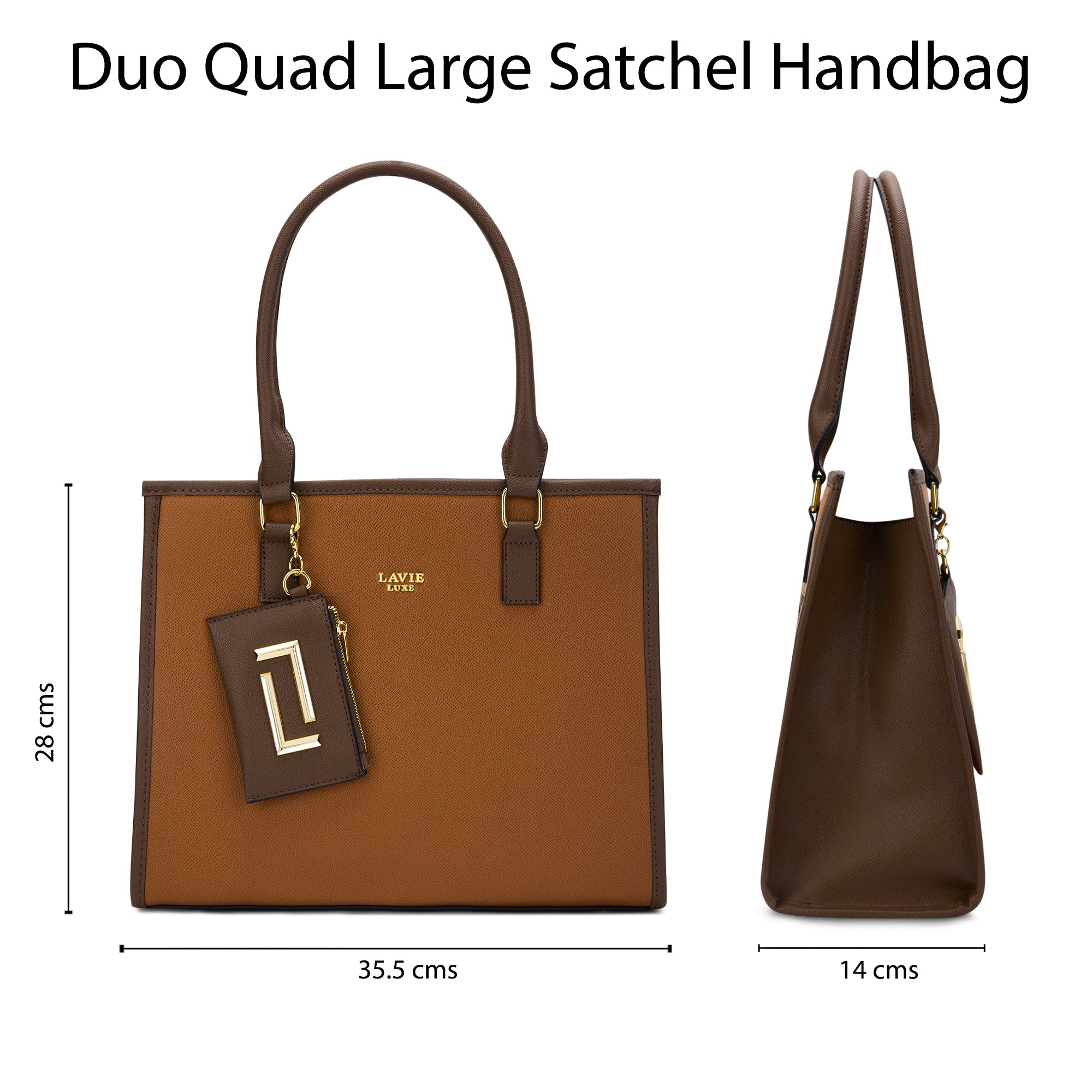 Duo Quad Large Satchel Bag