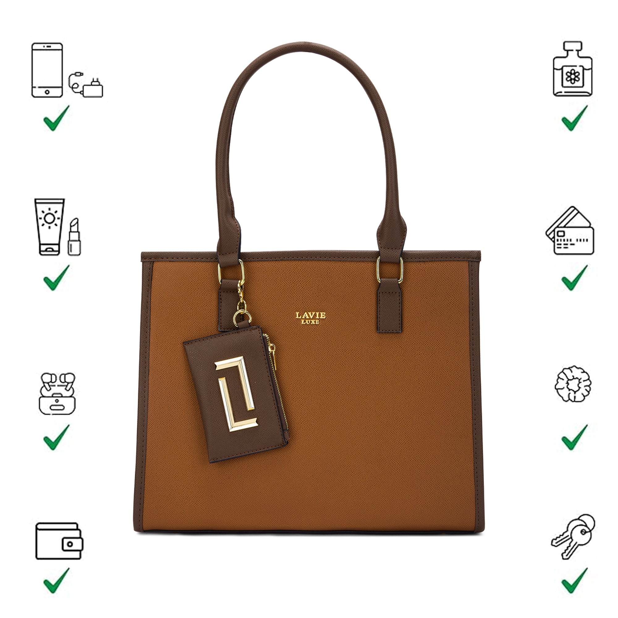 Duo Quad Large Satchel Bag