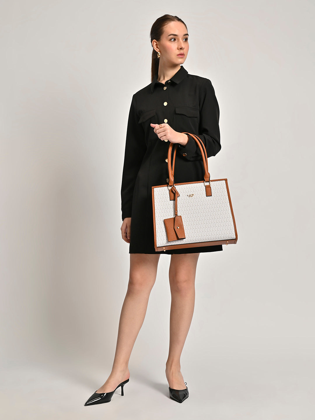 Quad25 Large Box Satchel Bag