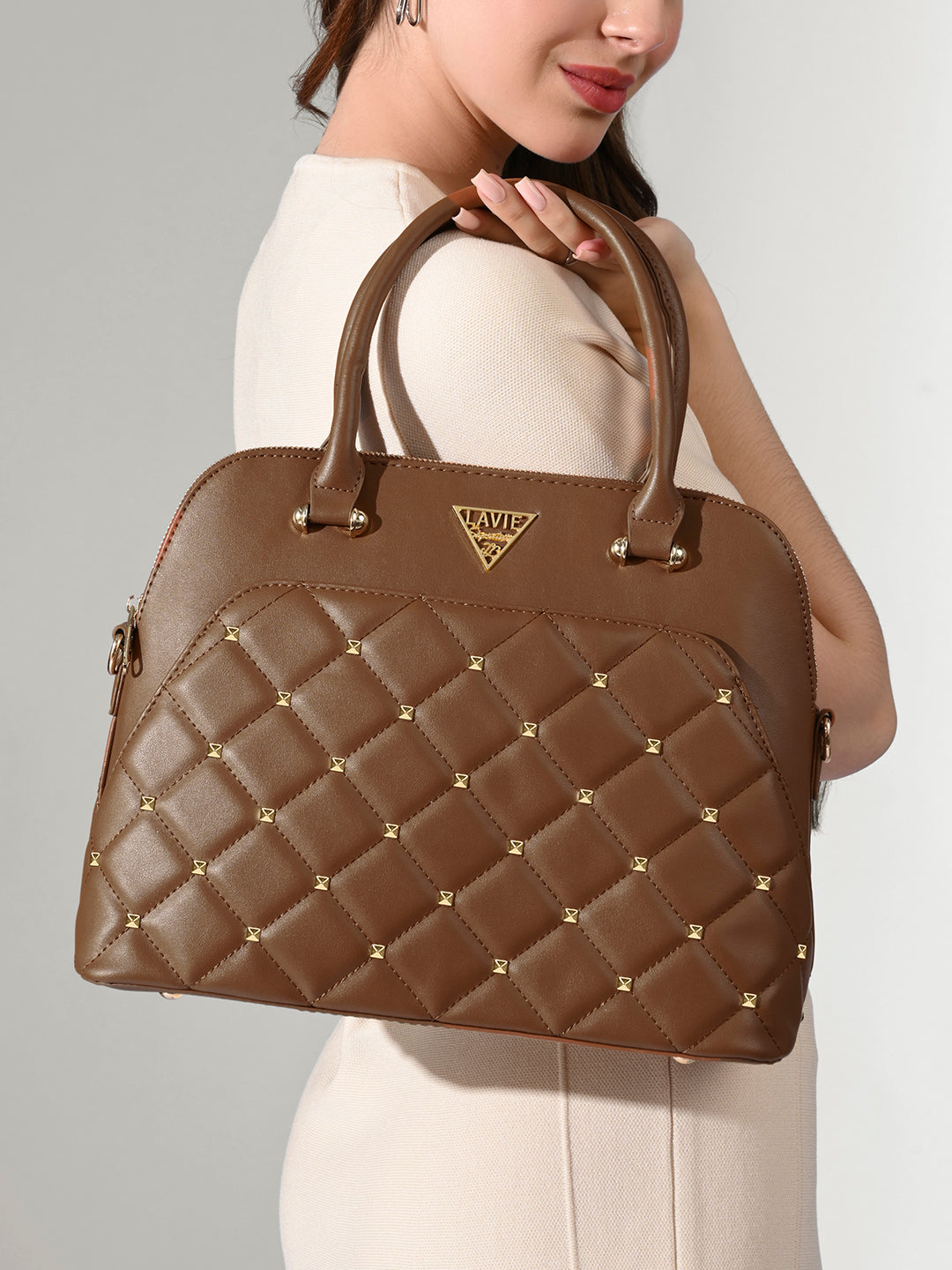 Stud Elko Medium Satchel Bag