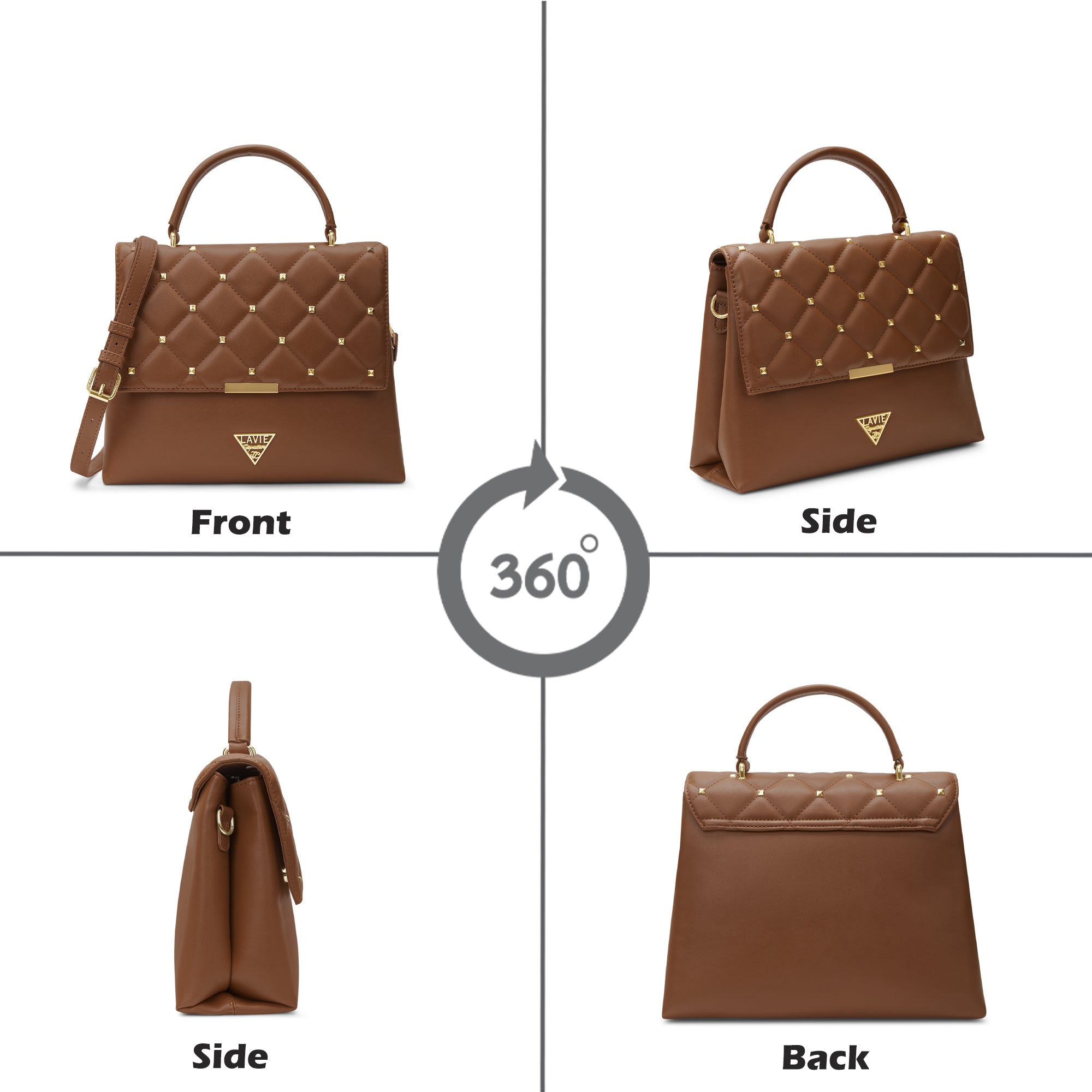 Stud Gary Medium Handbag