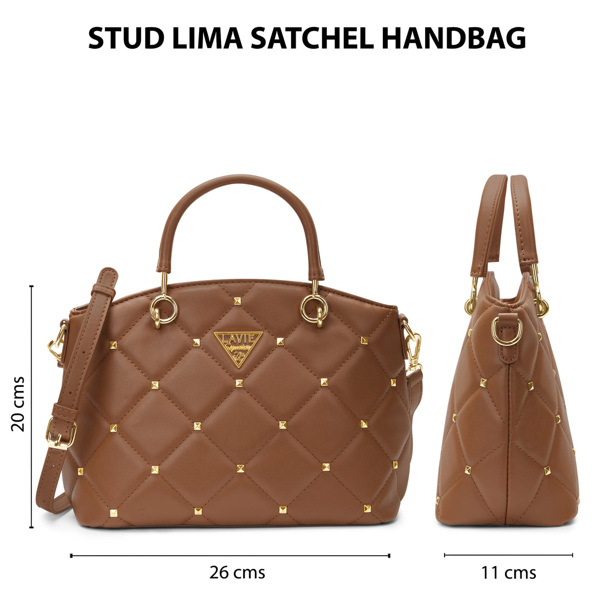 Stud Lima Small Satchel Bag