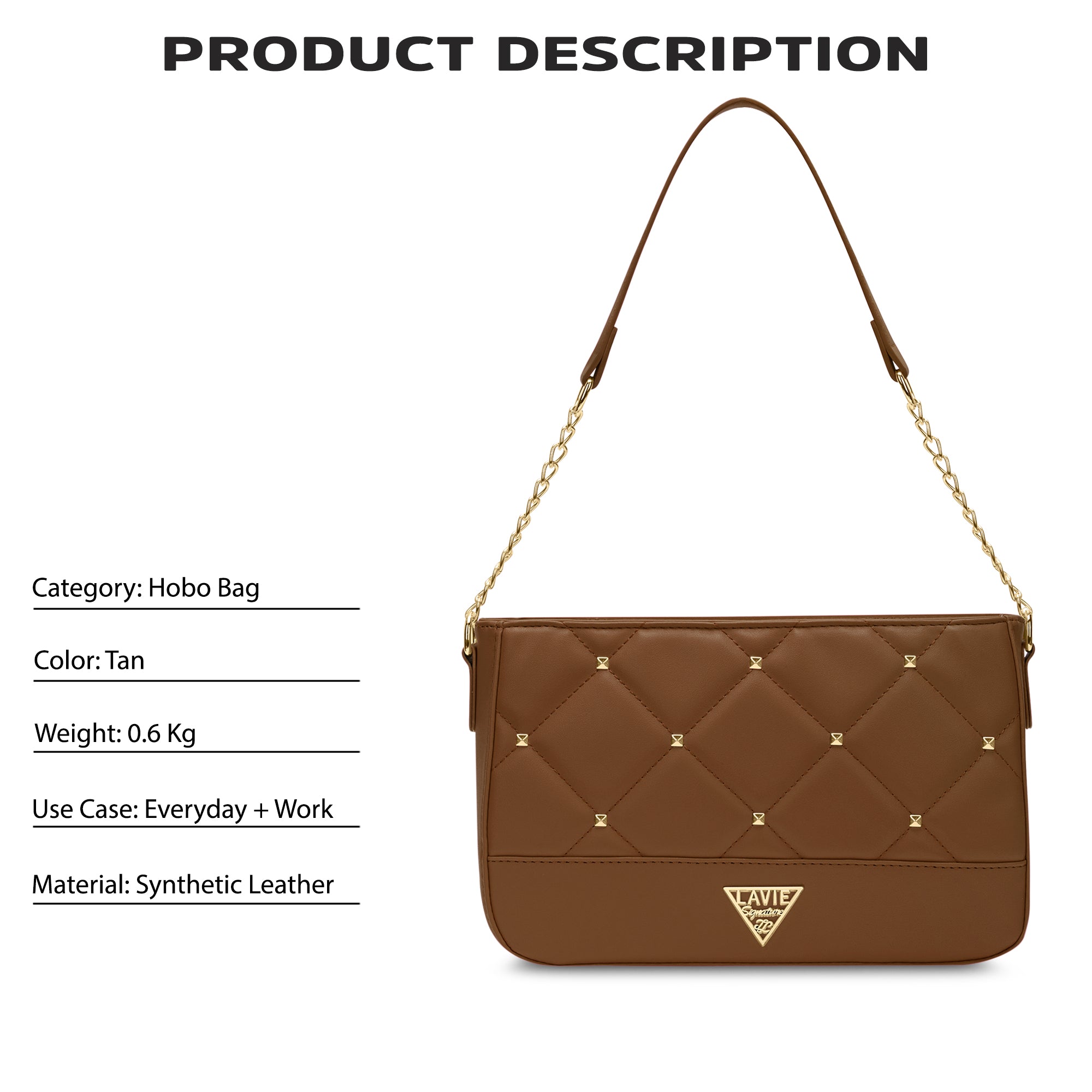 Stud Omaha Small Hobo Bag