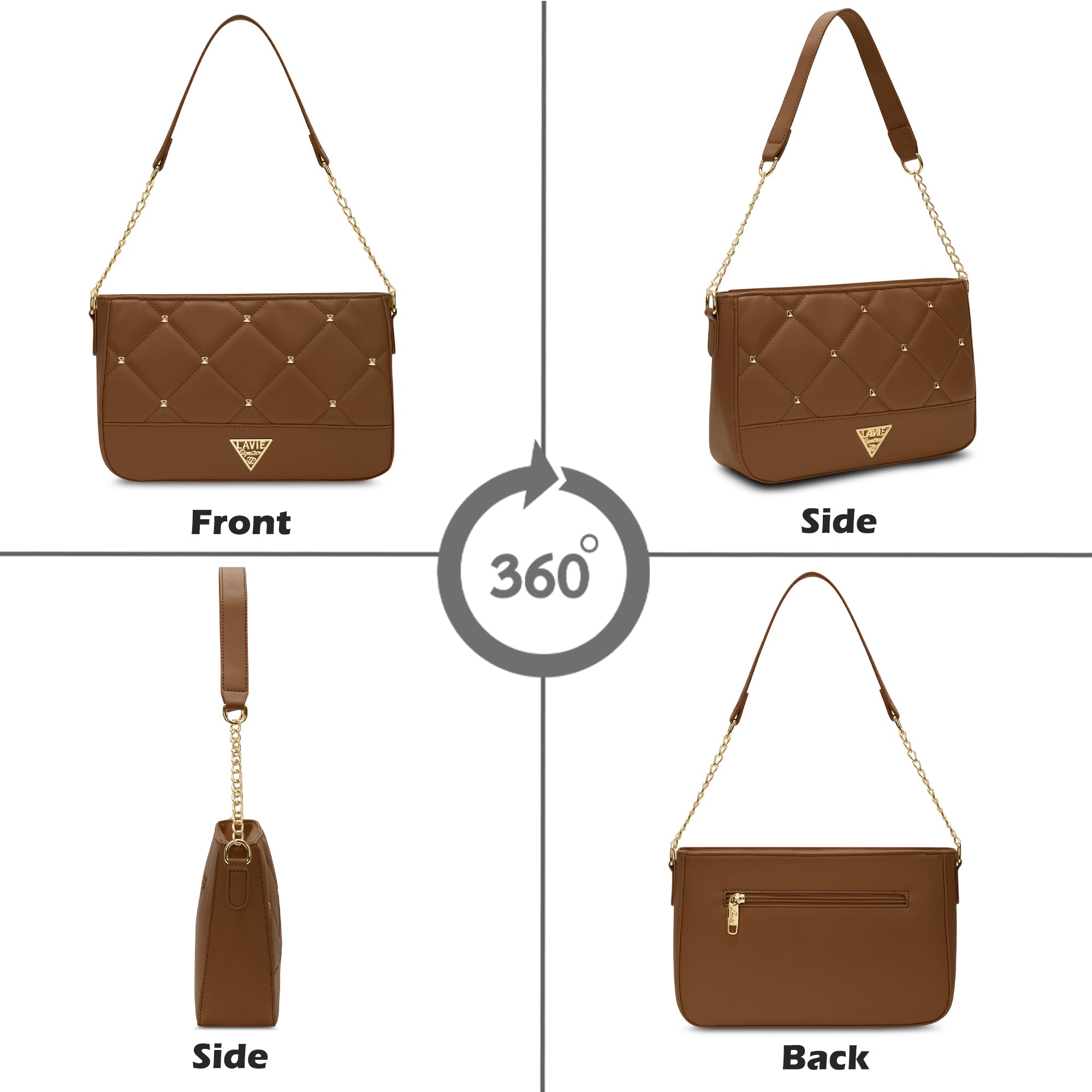 Stud Omaha Small Hobo Bag
