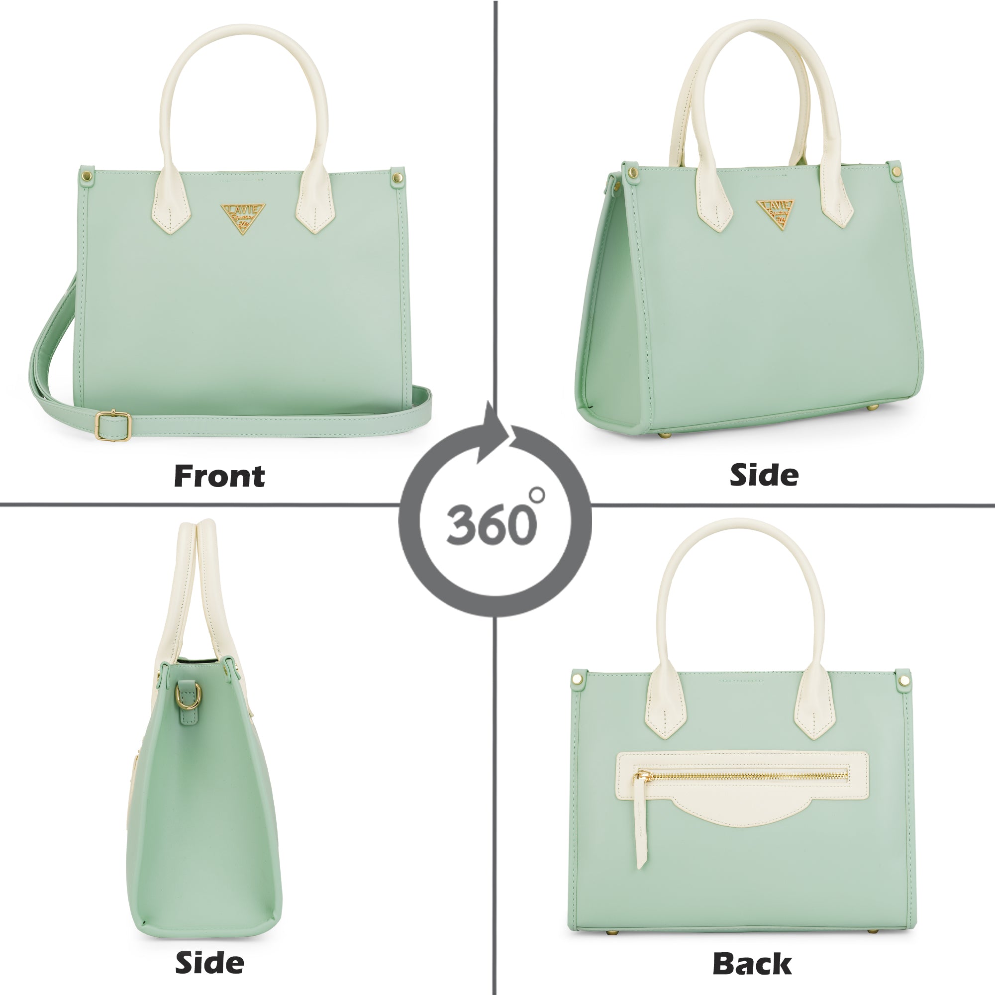 Lancaster 3 Compartment Small Satchel Bag