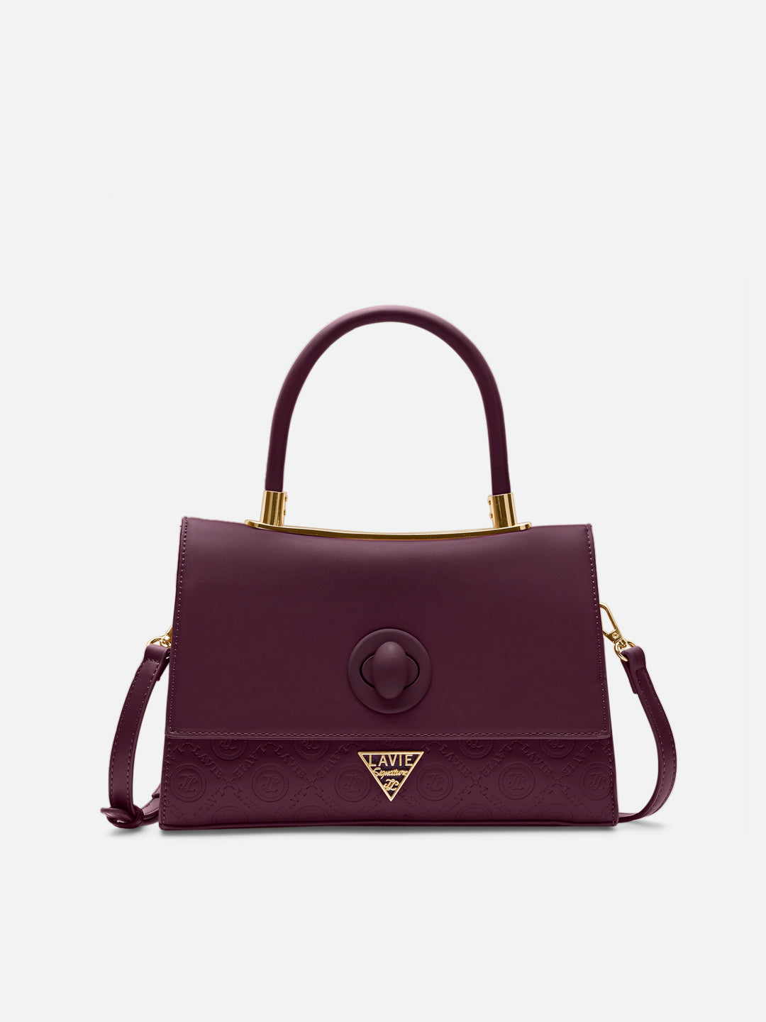 Charlotte Flap Medium Satchel Bag