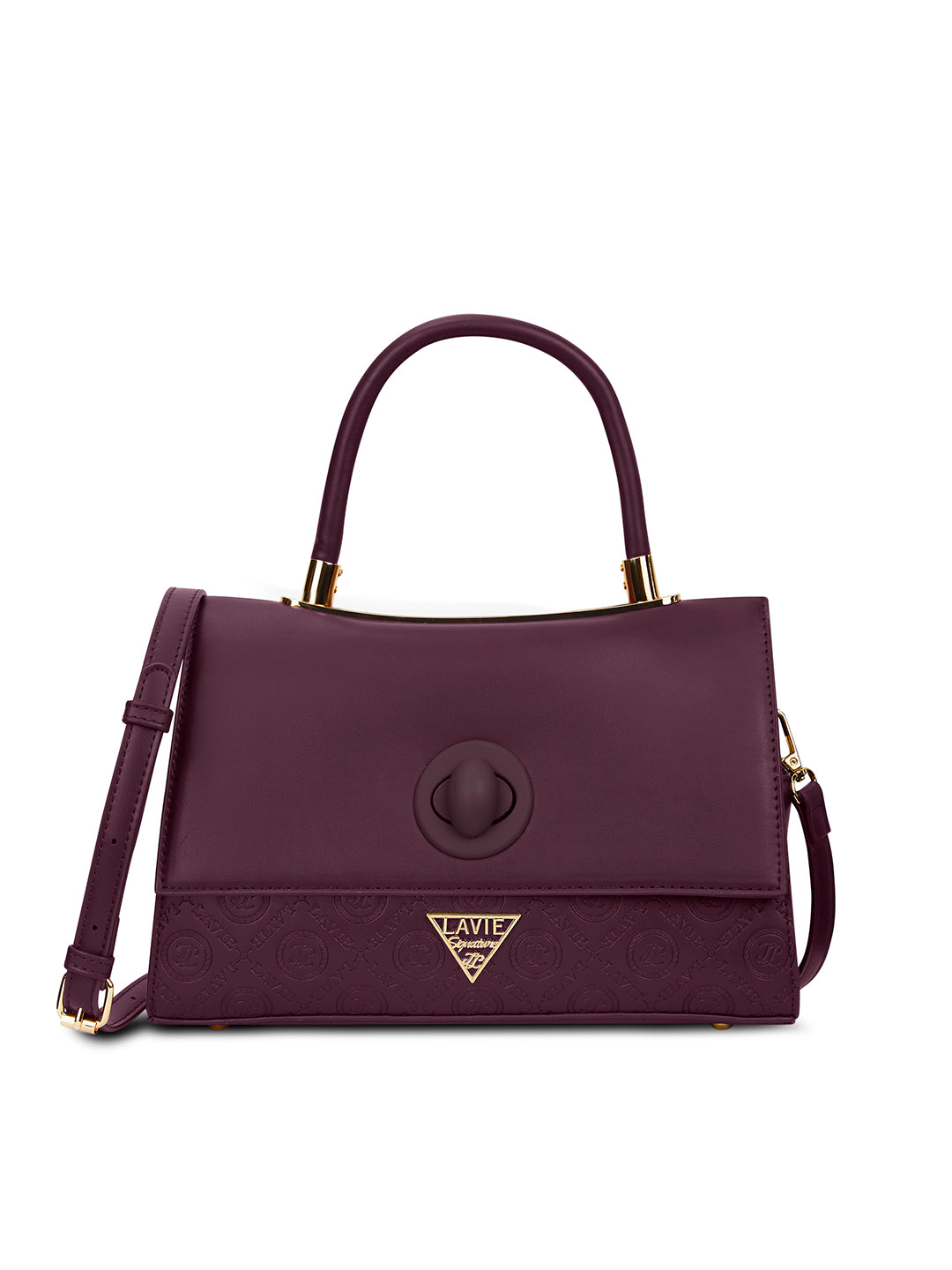 Charlotte Flap Medium Satchel Bag