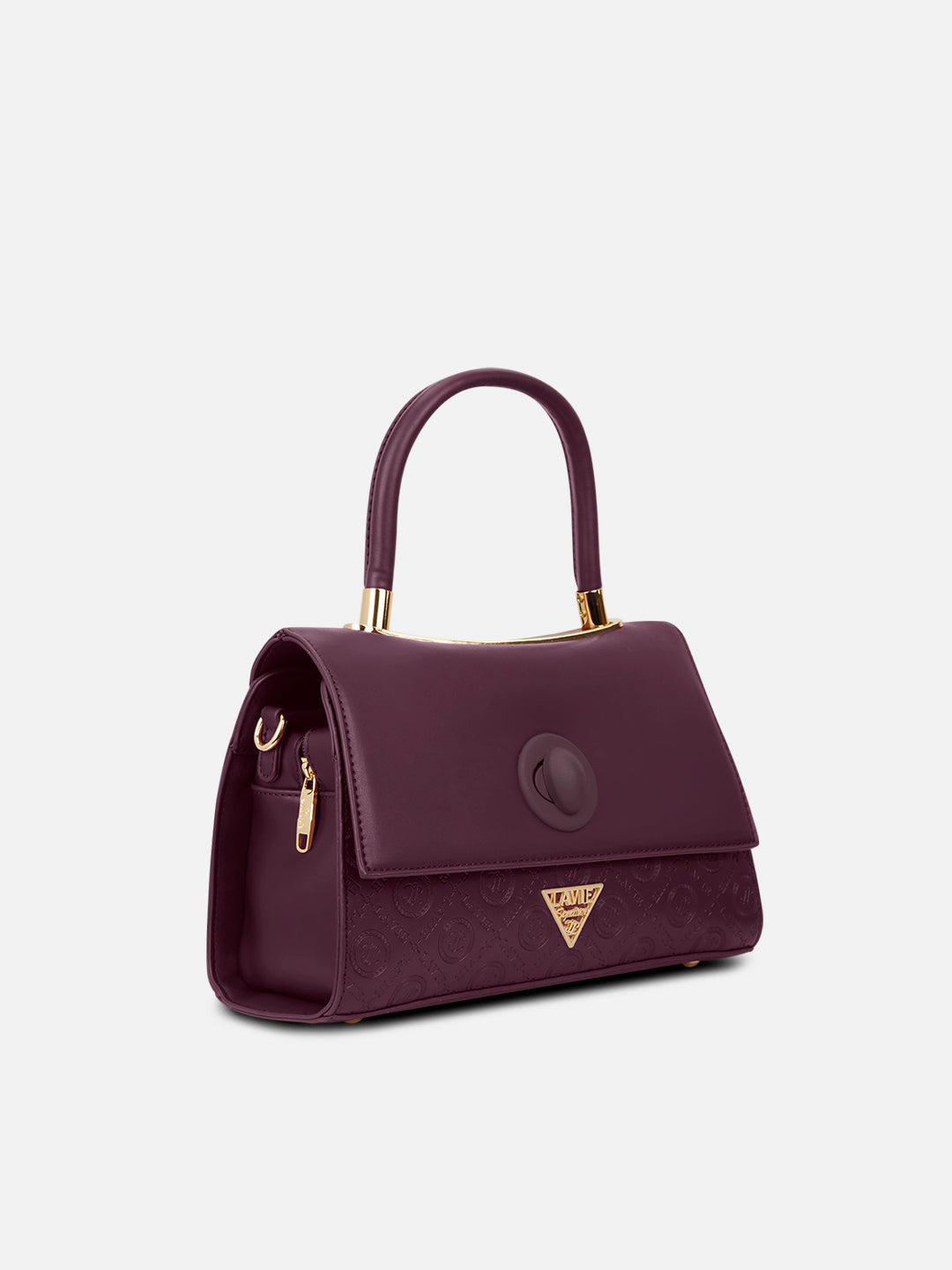 Charlotte Flap Medium Satchel Bag